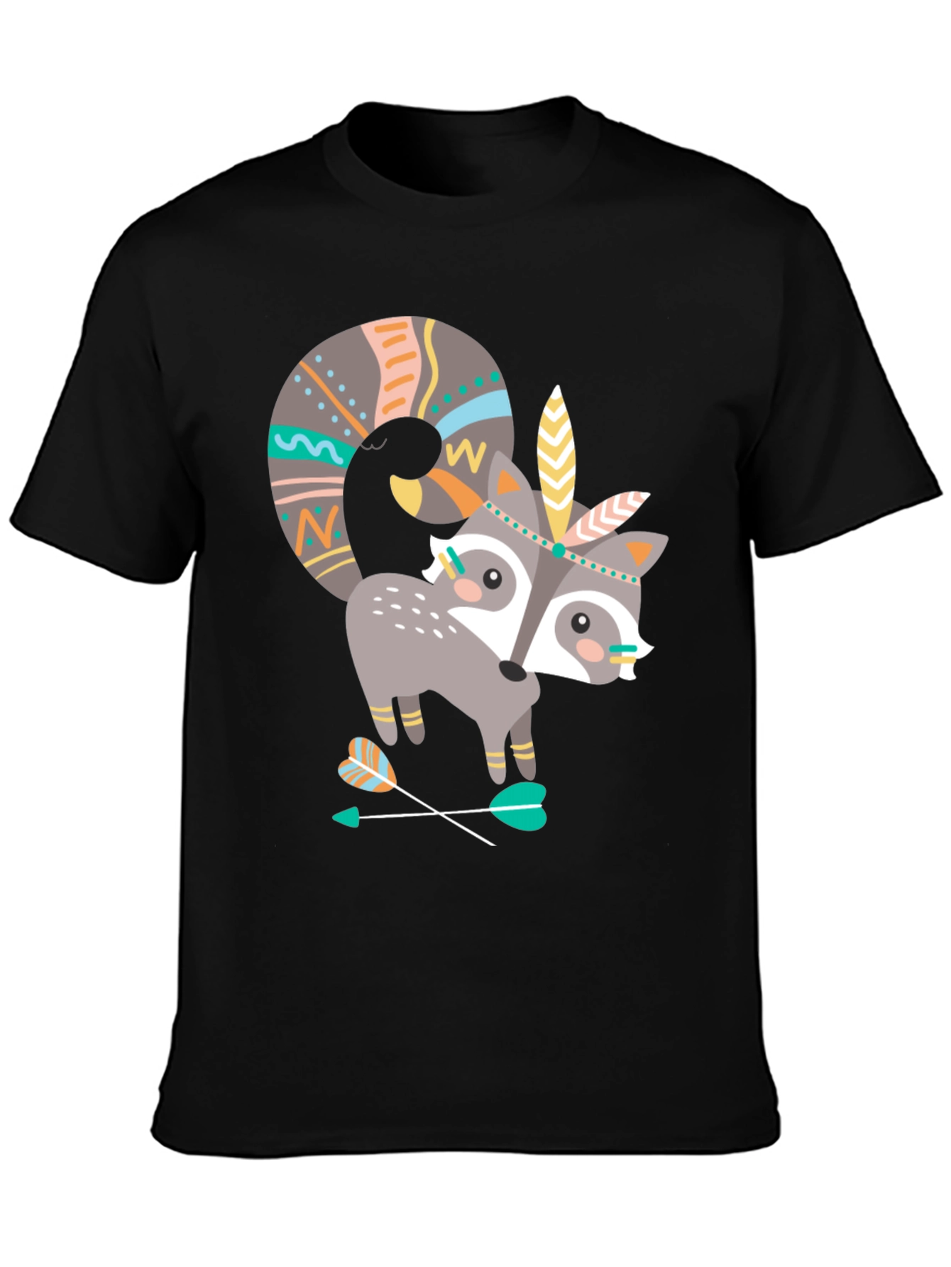 Tribal Raccoon T-Shirt