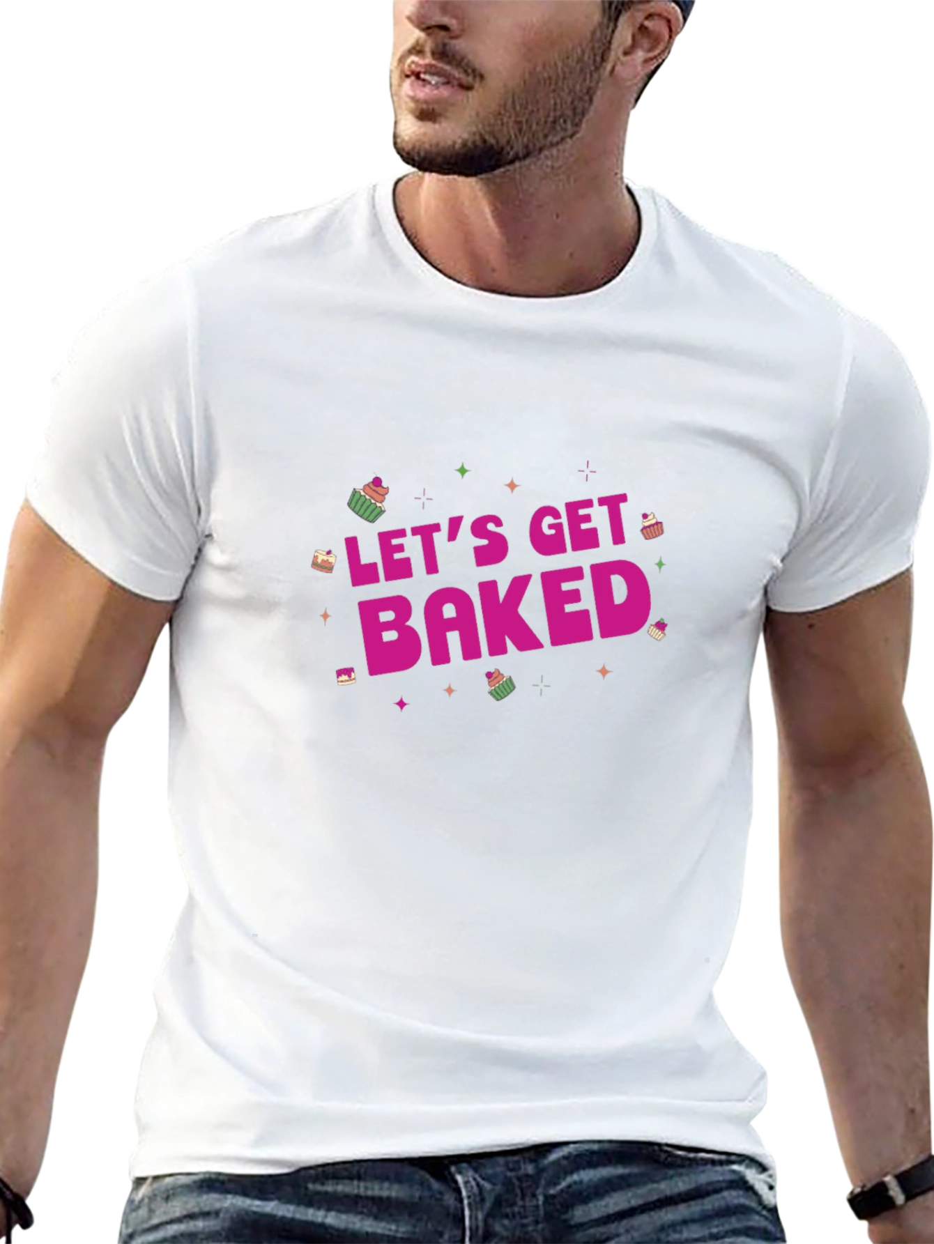 Lets Get Baked Cupcake T-Shirt