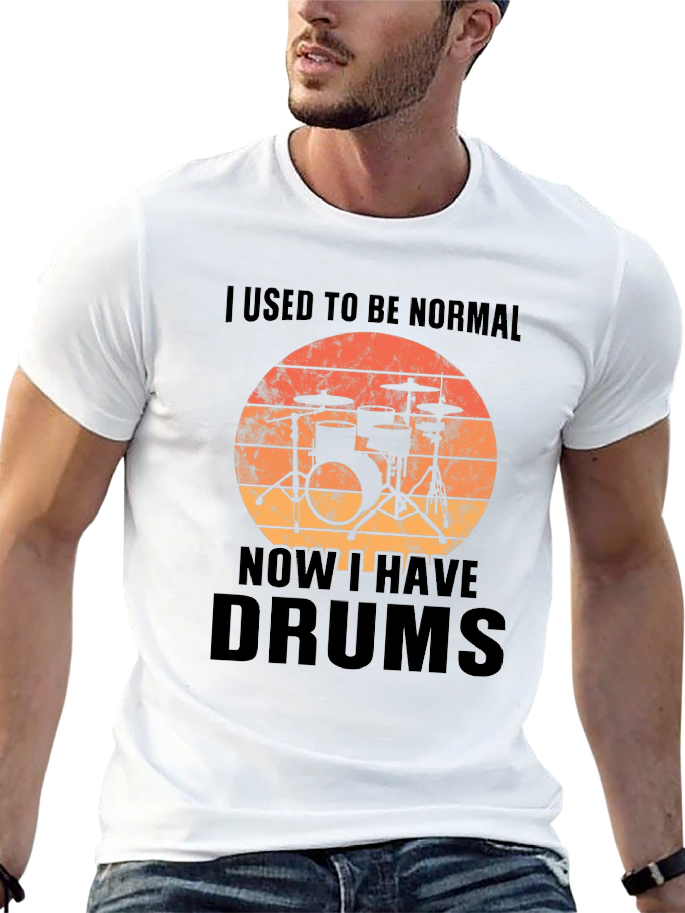 I Used To Be Normal - Drums T-Shirt