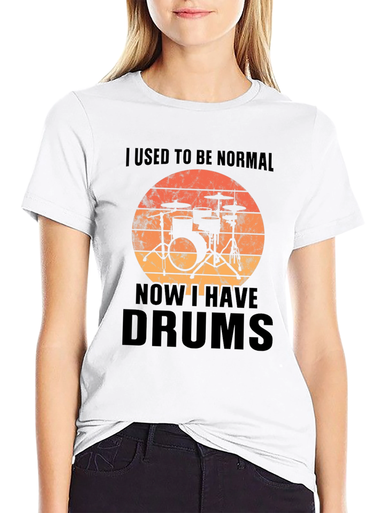 I Used To Be Normal - Drums T-Shirt