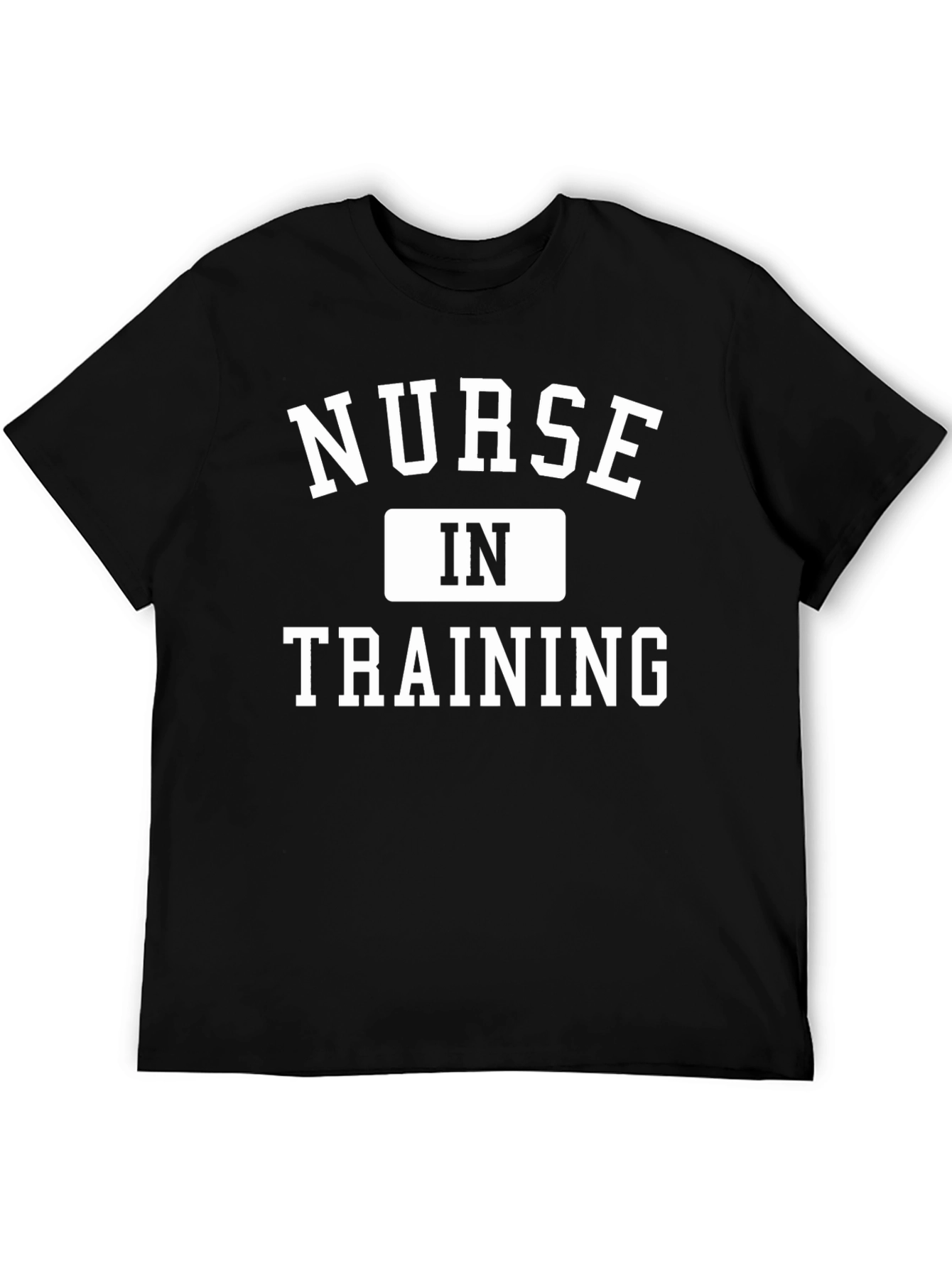 Nurse In Training Graphic Tee - Black