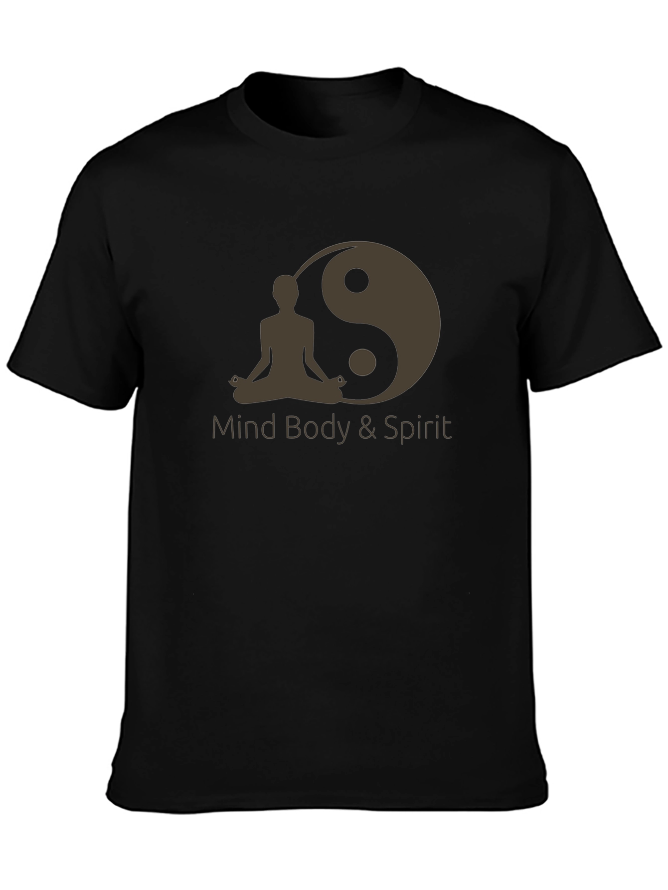 Mind Body Spirit Yin Yang Graphic Tee