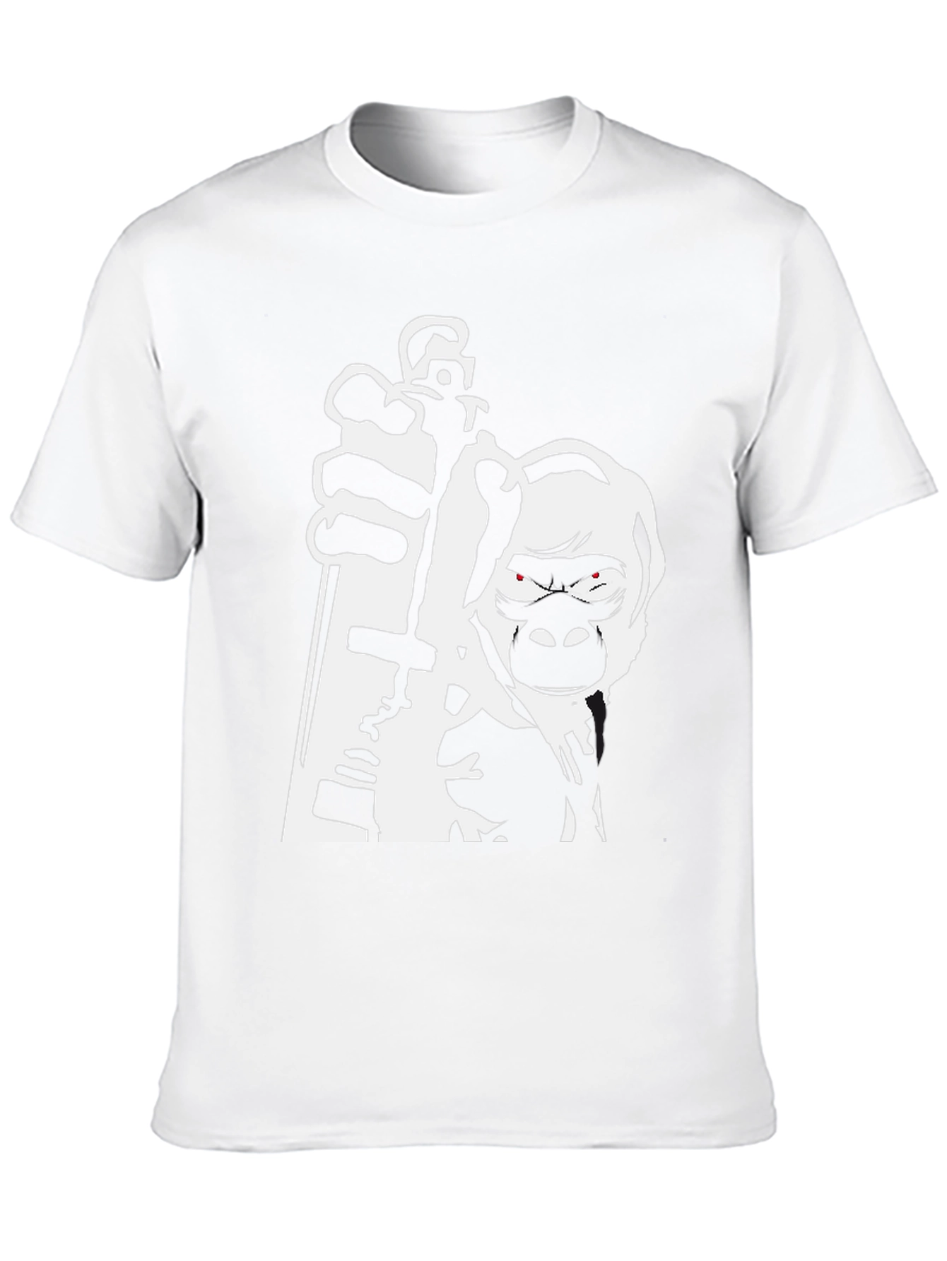 Gorilla Graffiti Artist Black T-Shirt
