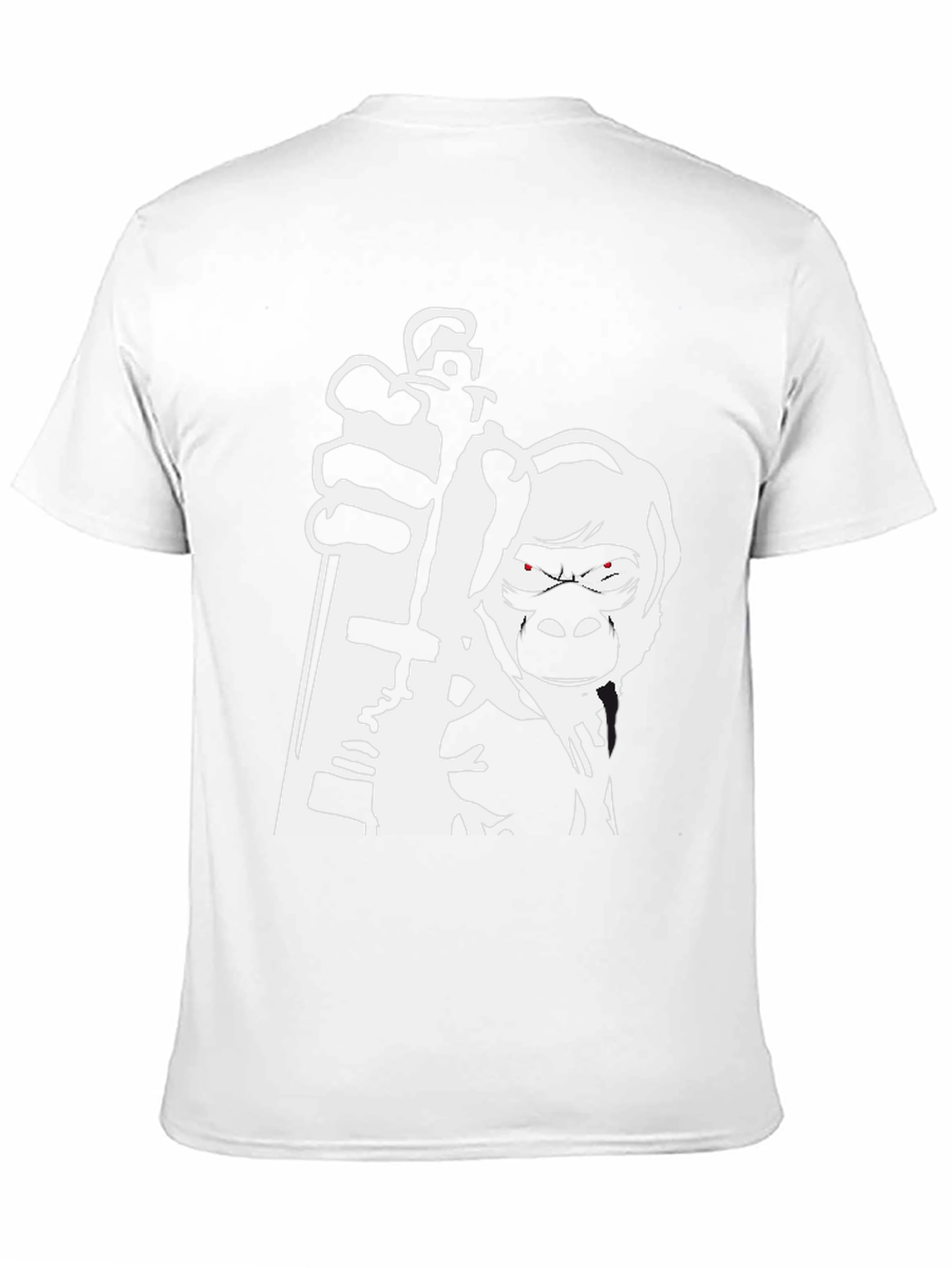 Gorilla Graffiti Artist Black T-Shirt