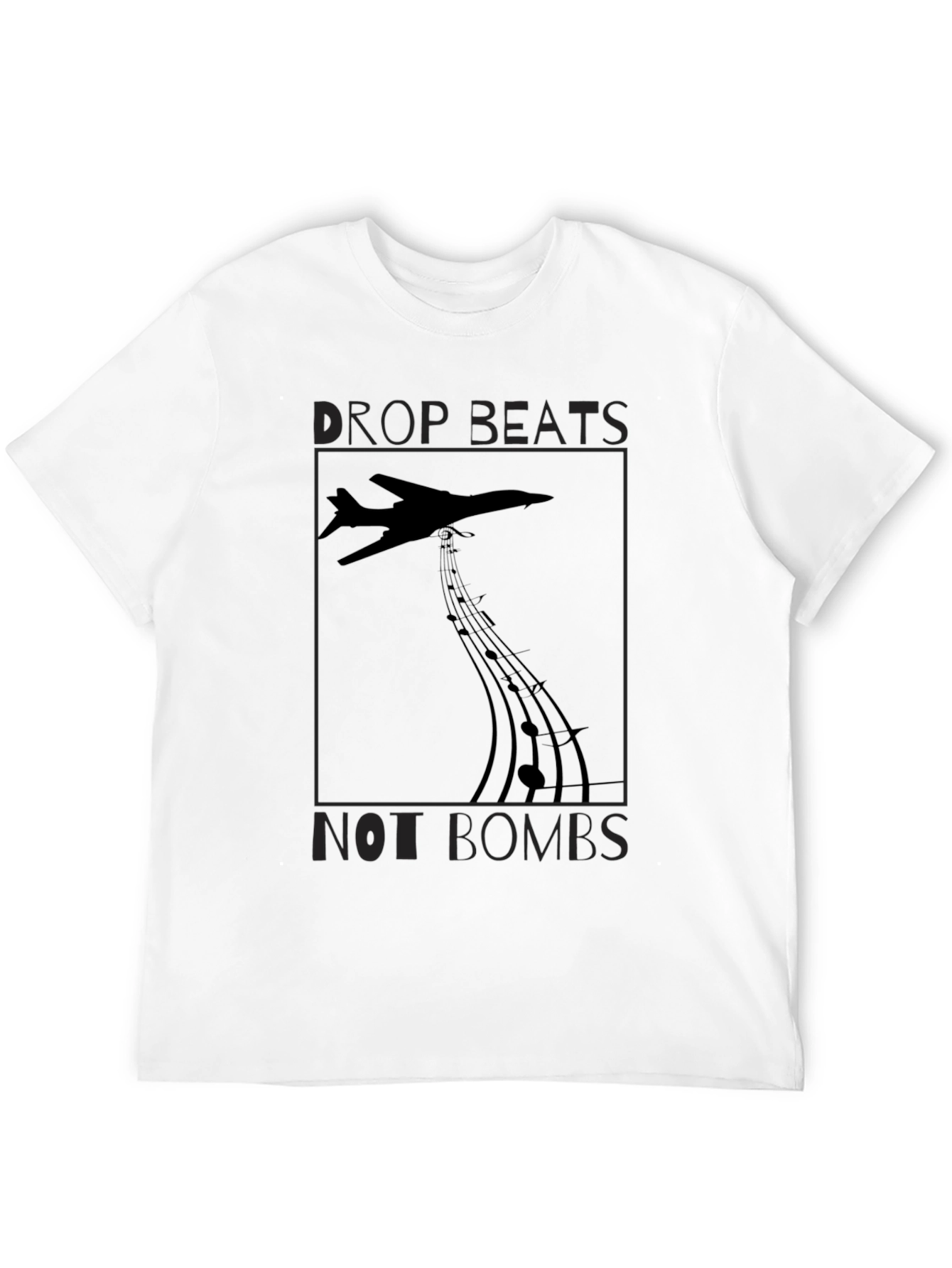 Drop Beats Not Bombs Graphic Tee