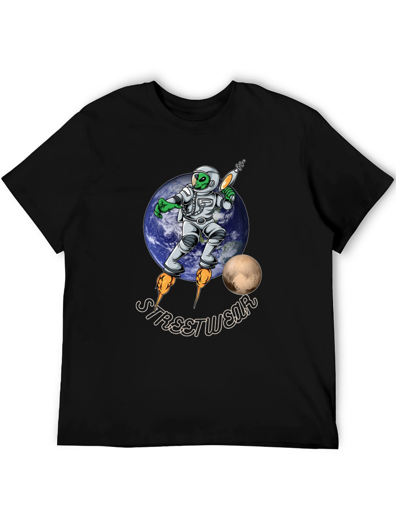 Alien Astronaut Streetwear T-Shirt