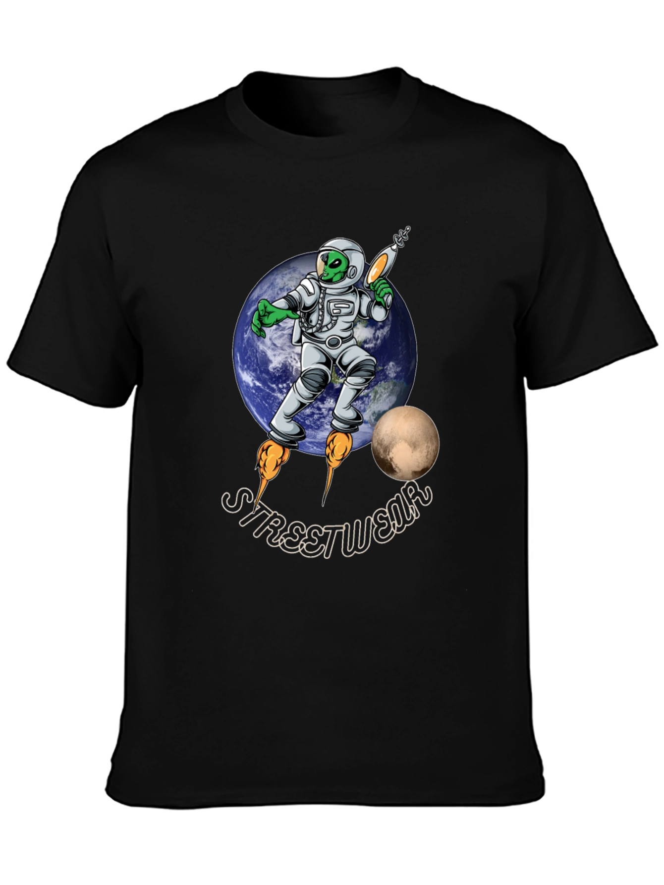 Alien Astronaut Streetwear T-Shirt