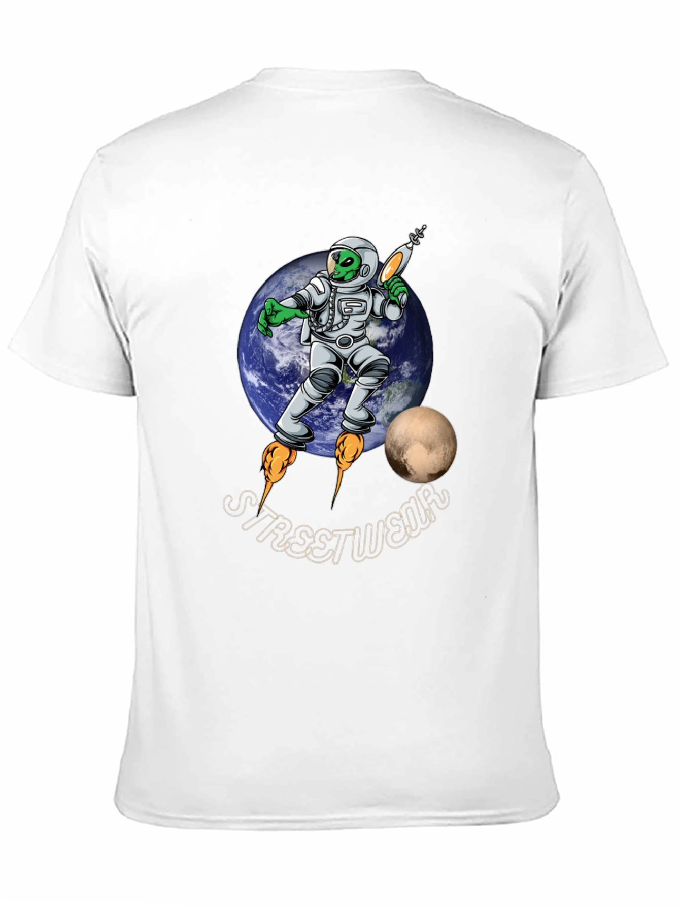 Alien Astronaut Streetwear T-Shirt