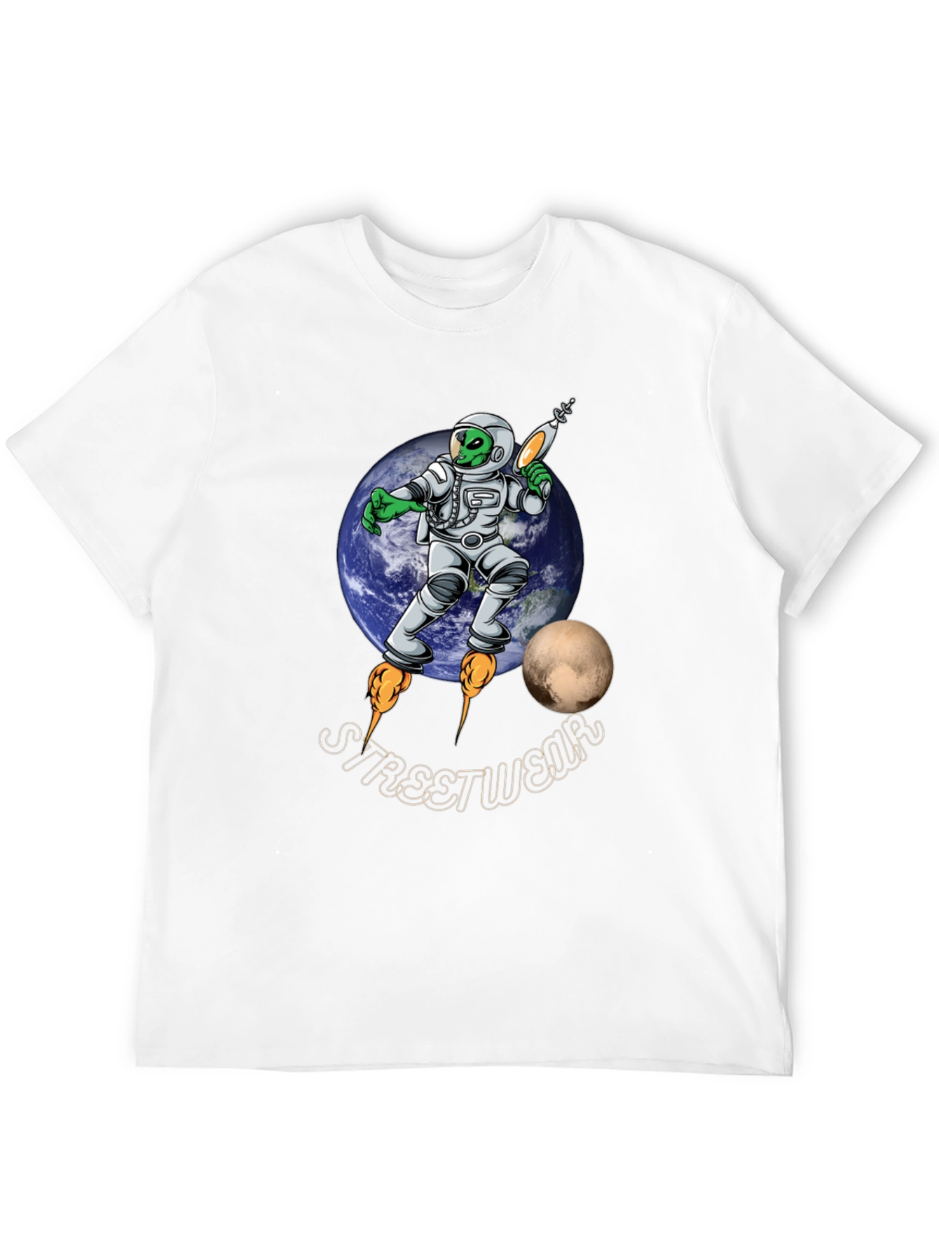 Alien Astronaut Streetwear T-Shirt