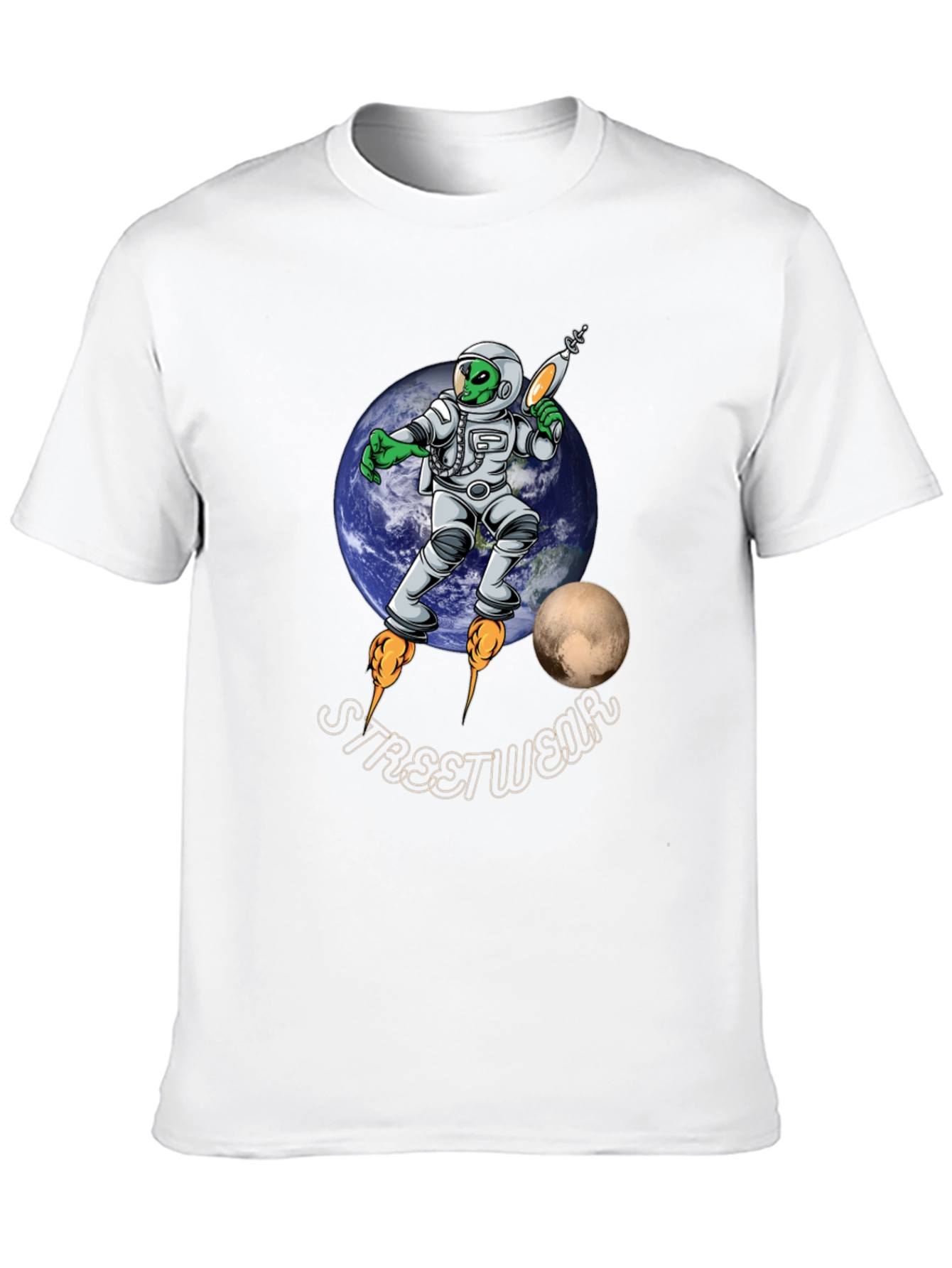 Alien Astronaut Streetwear T-Shirt