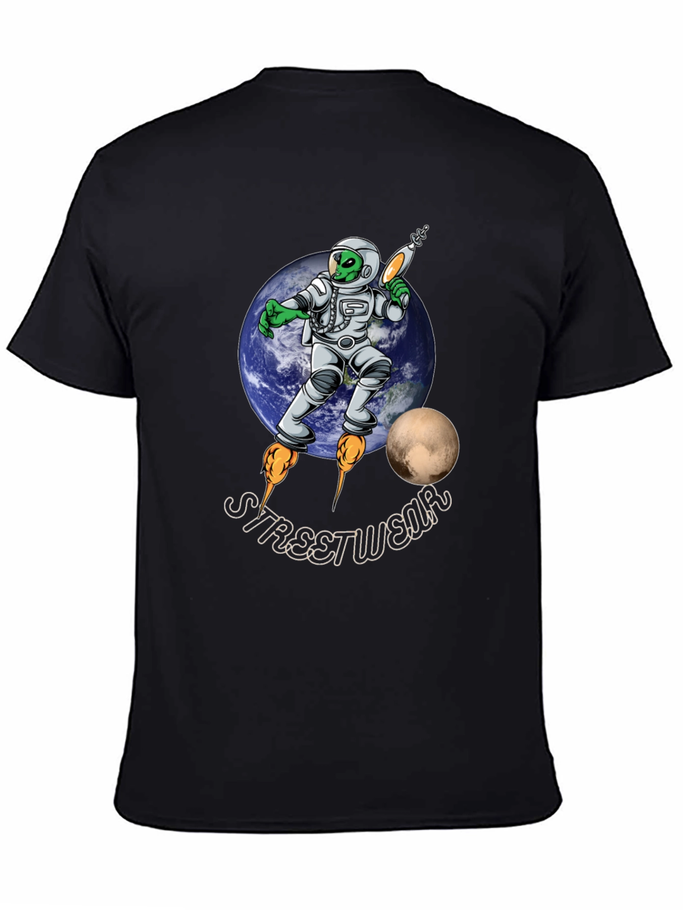 Alien Astronaut Streetwear T-Shirt