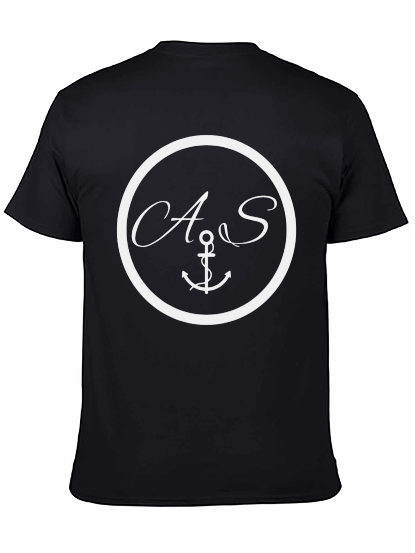 Nautical Anchor Initial T-Shirt