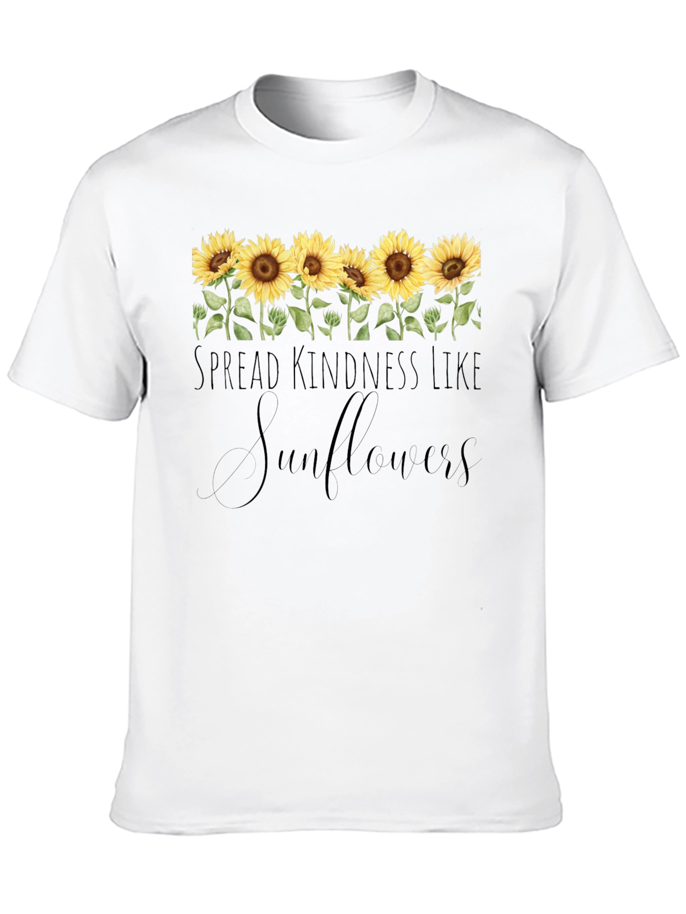 Spread Kindness Like Sunflowers Graphic Tee