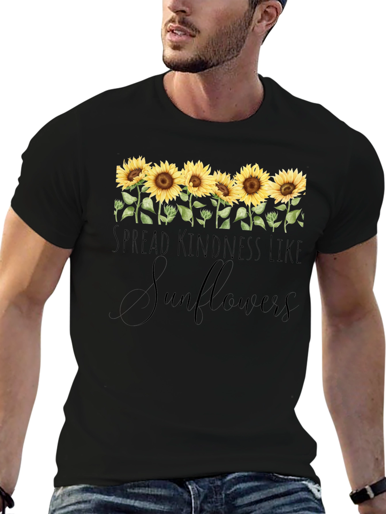 Spread Kindness Like Sunflowers Graphic Tee