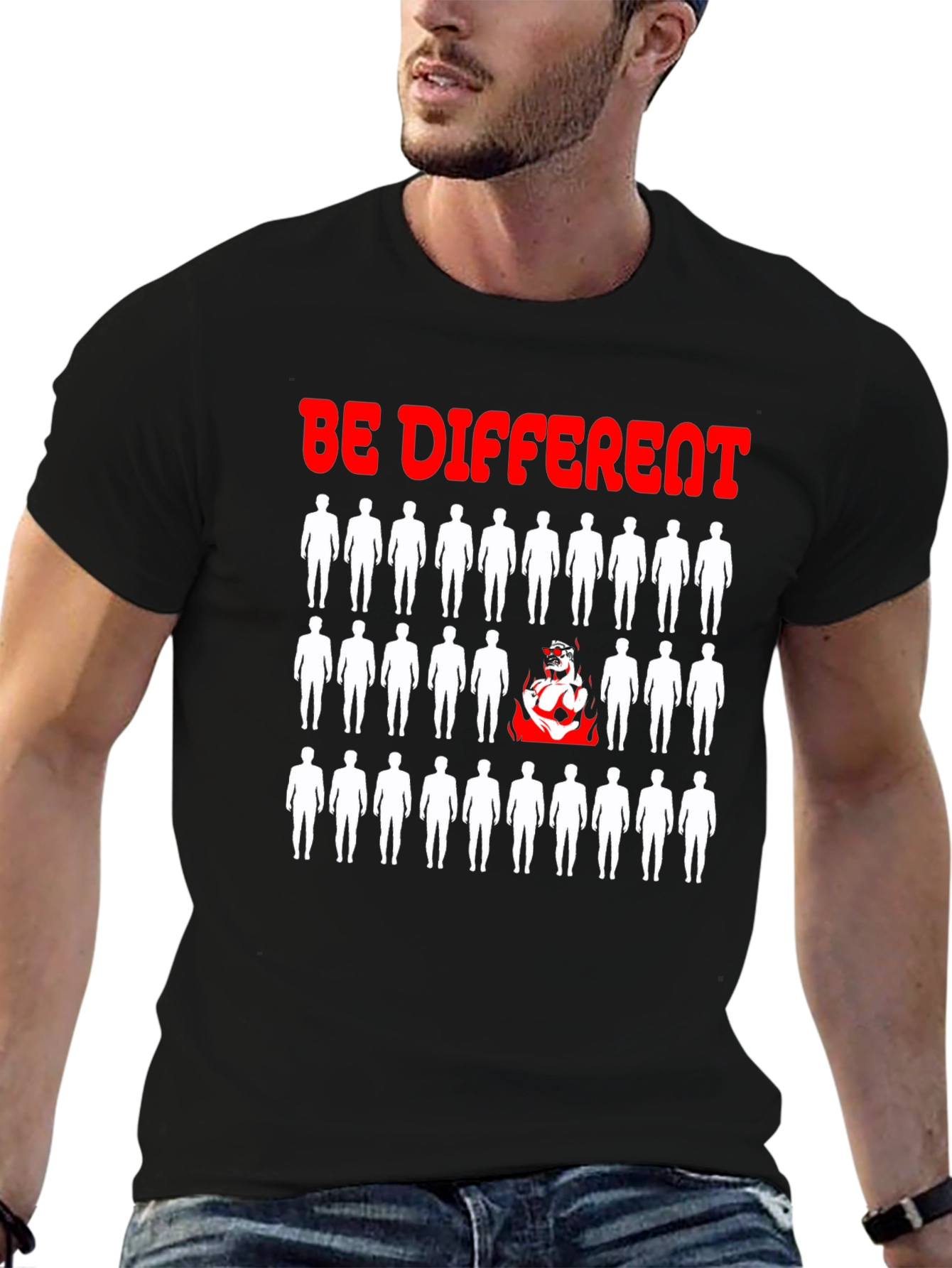 Be Different Graphic T-Shirt