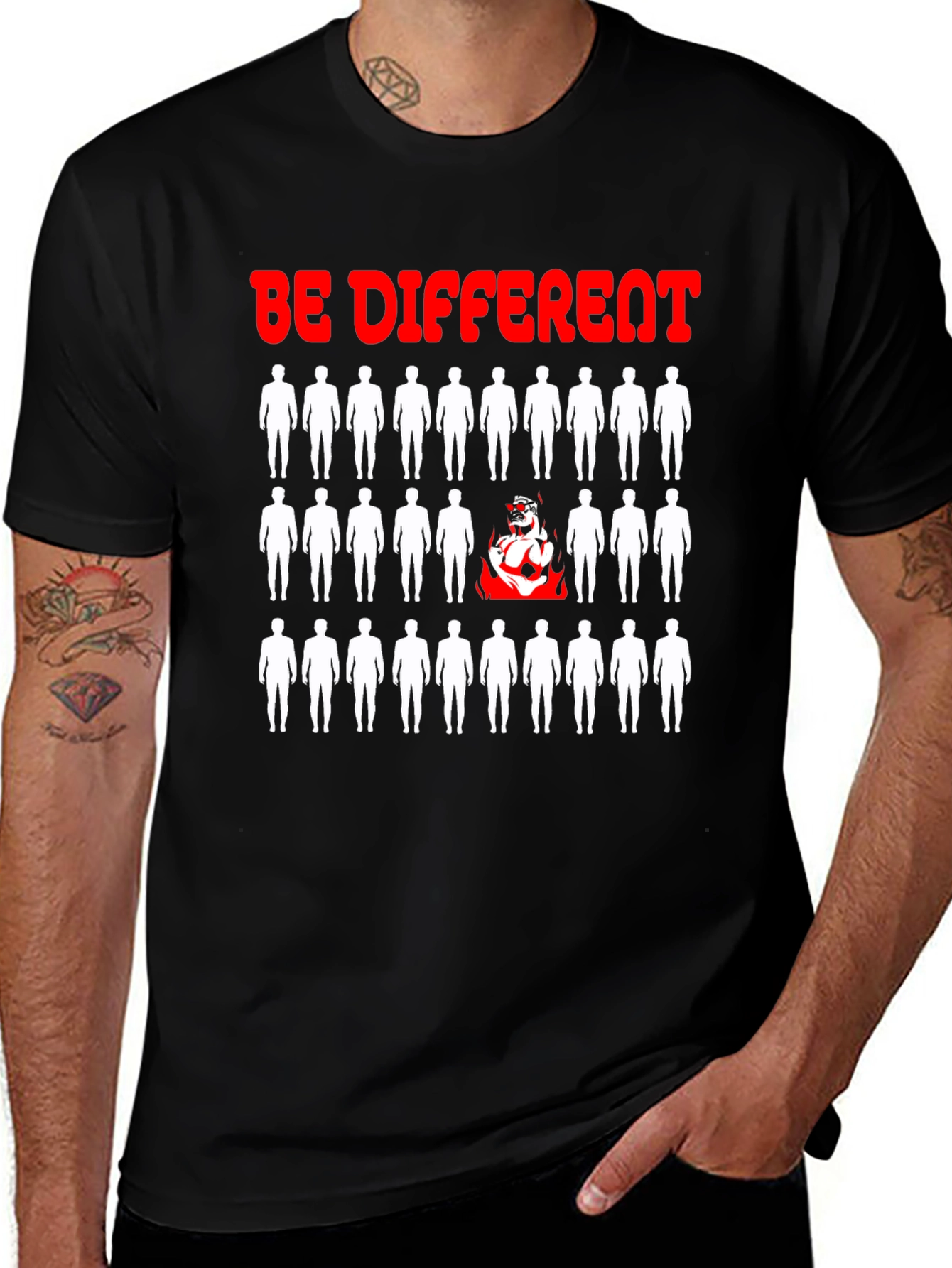 Be Different Graphic T-Shirt