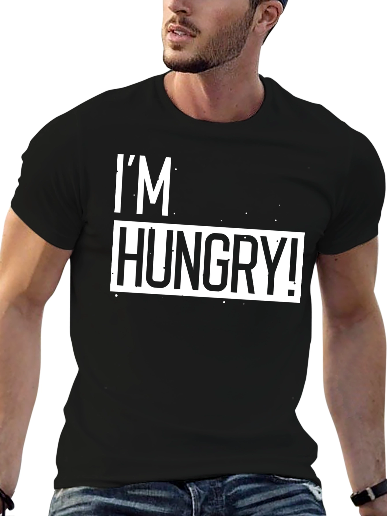 Im Hungry T-Shirt - Classic Black Tee