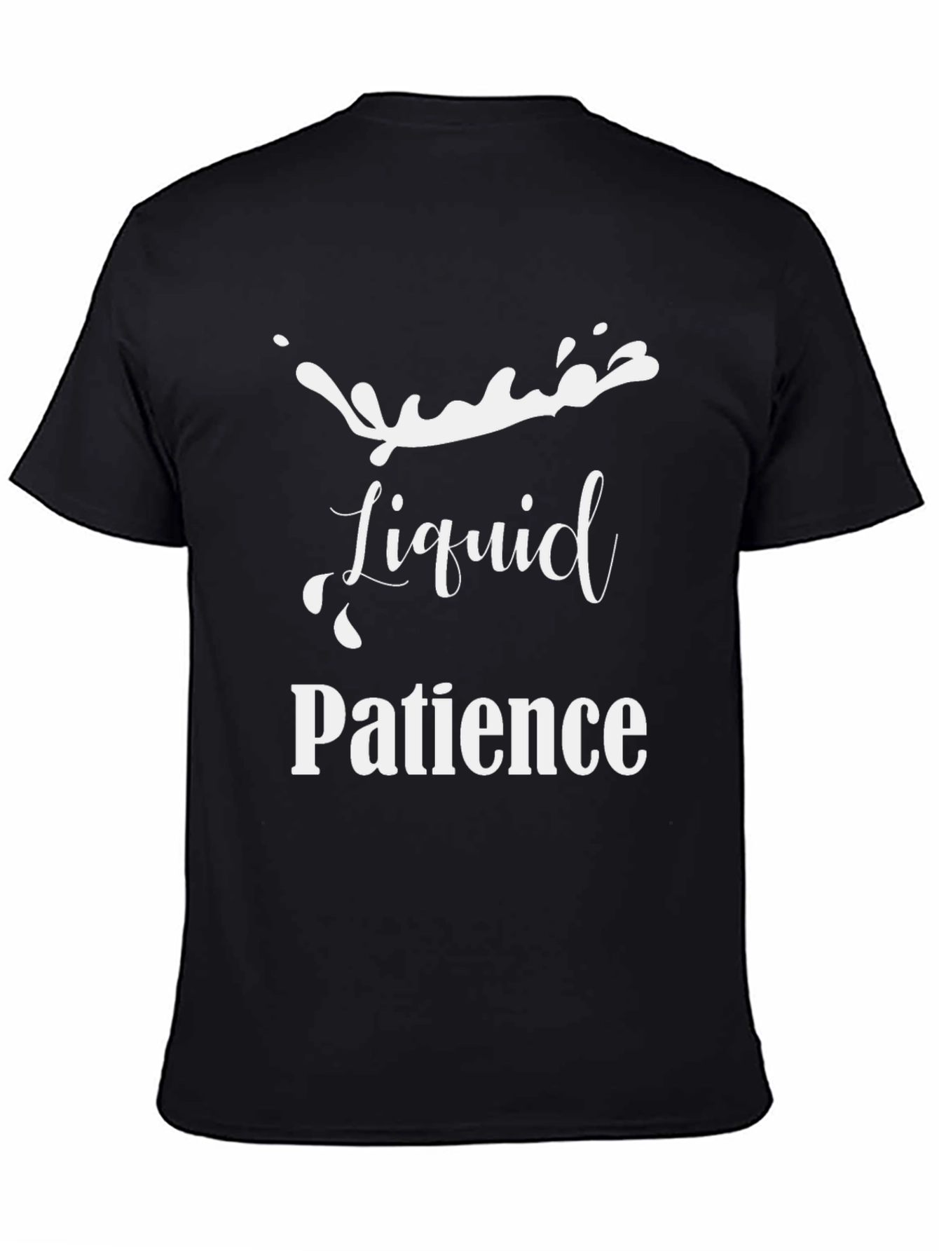 Liquid Patience Graphic T-Shirt - Black
