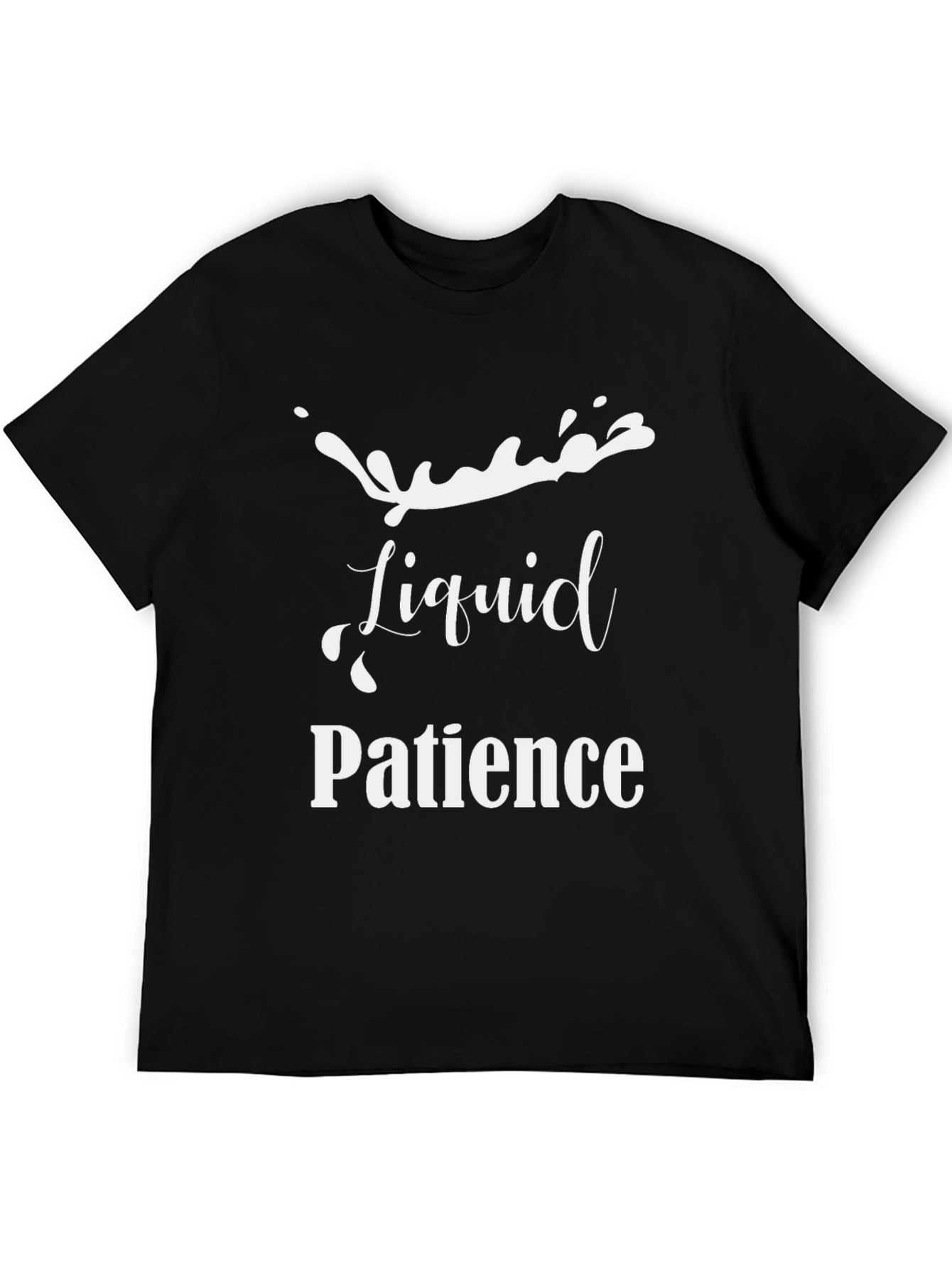 Liquid Patience Graphic T-Shirt - Black