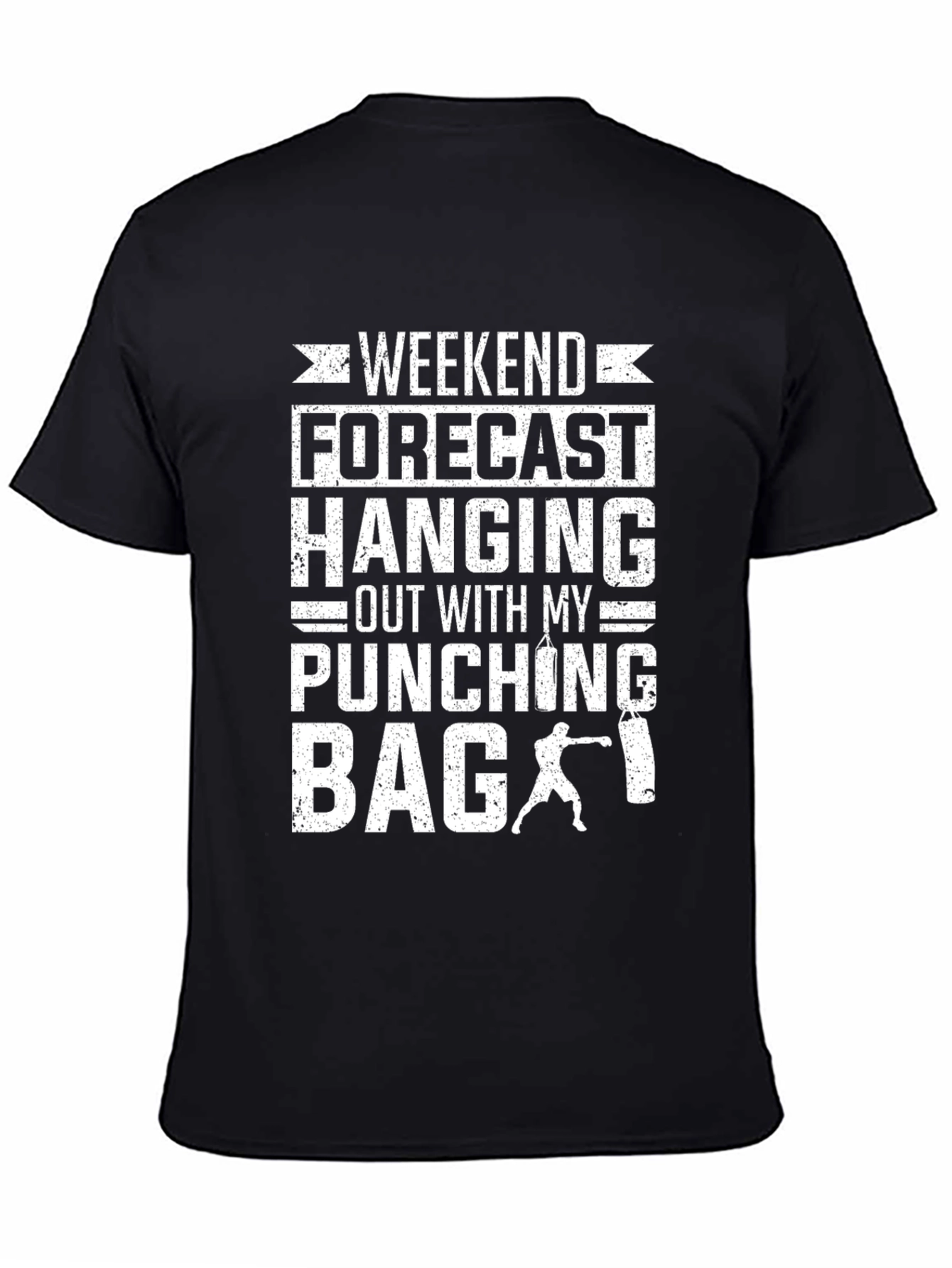 Weekend Forecast Punching Bag Graphic Tee