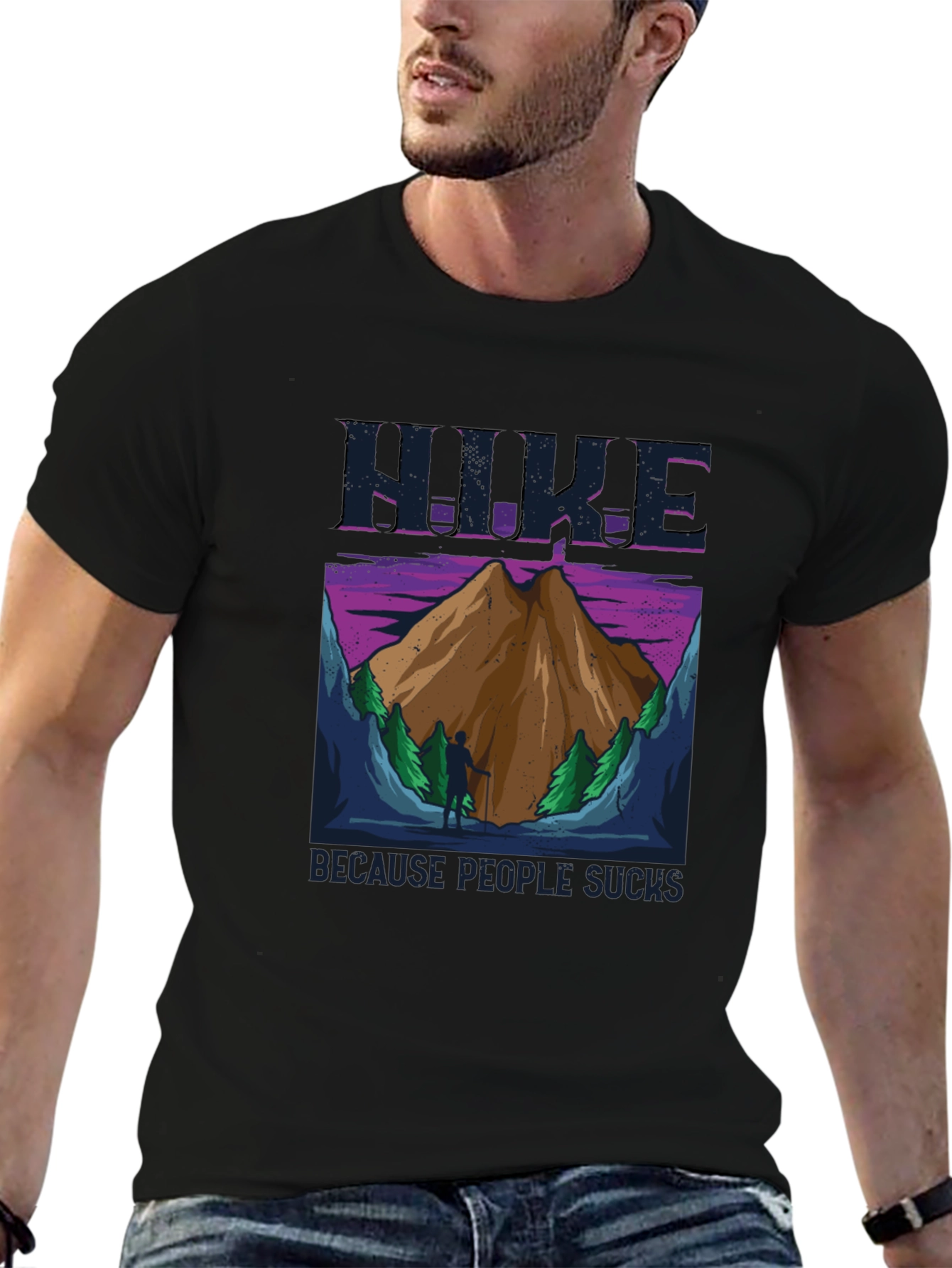 Hike Because People Suck T-Shirt