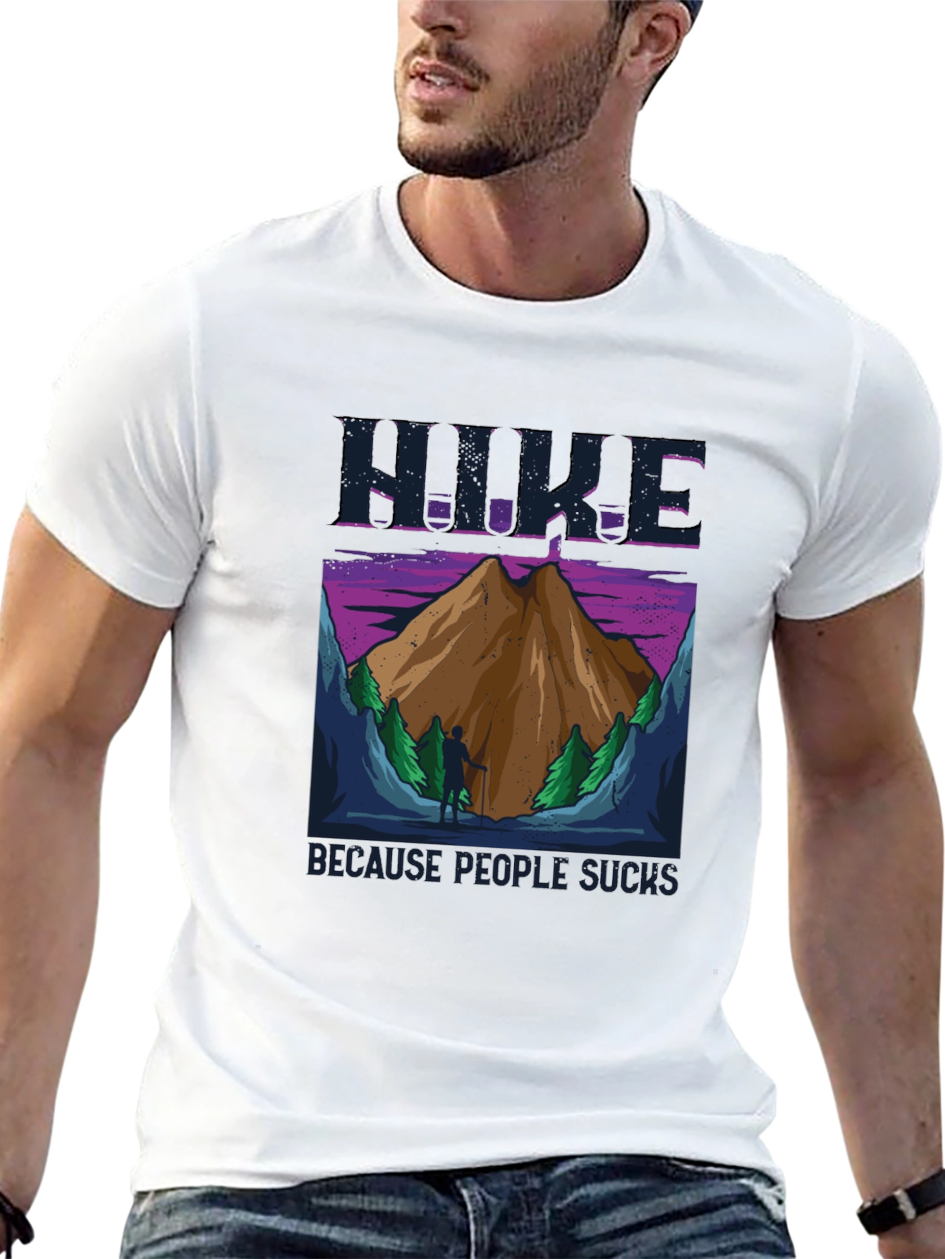 Hike Because People Suck T-Shirt