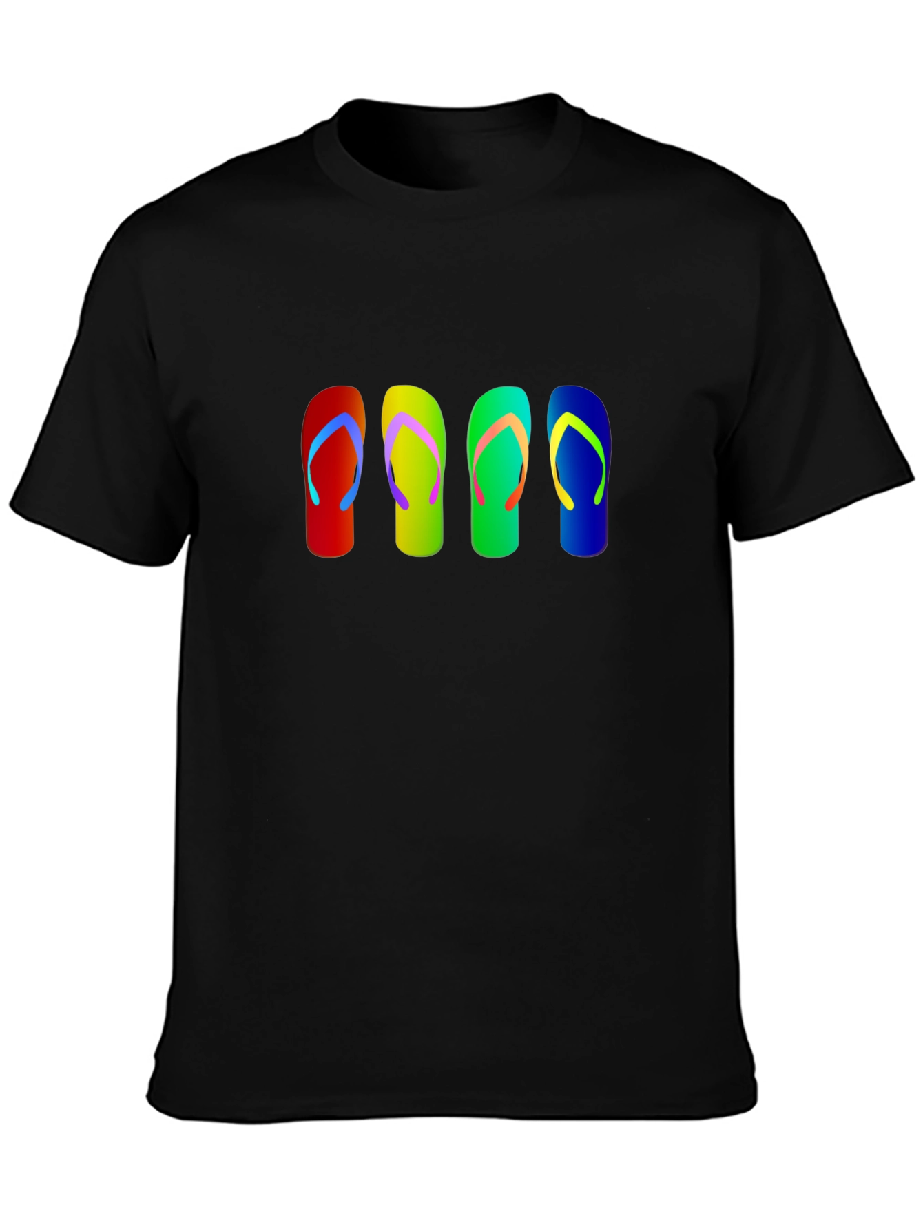 Funky Flip-Flop Graphic Tee - Beach Ready!