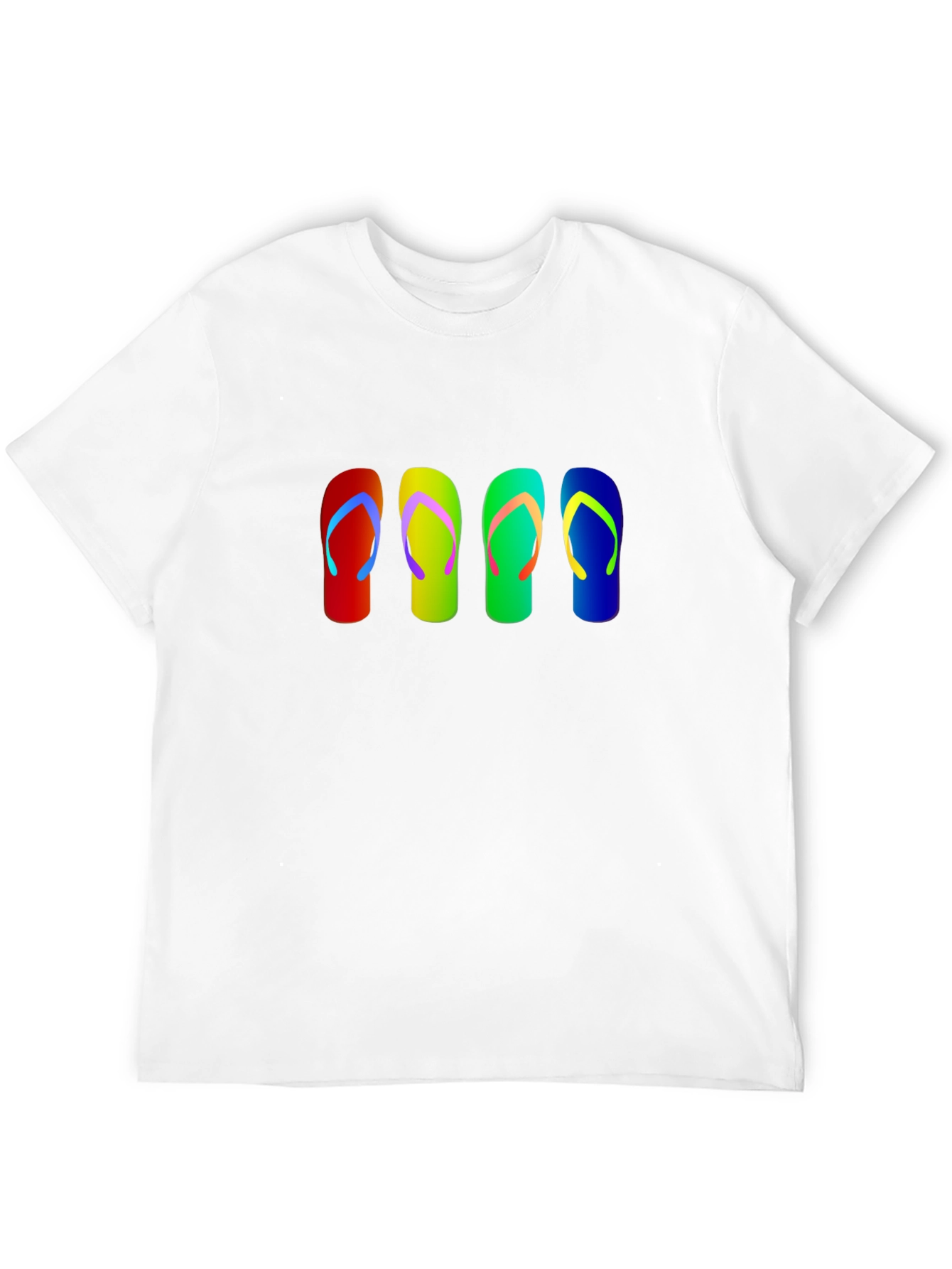 Funky Flip-Flop Graphic Tee - Beach Ready!