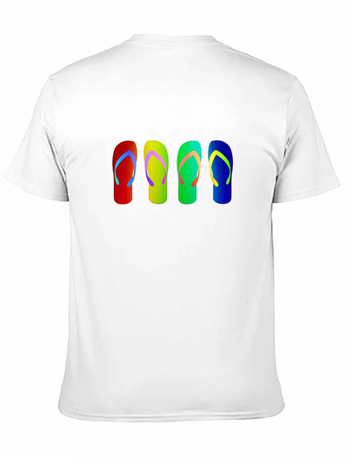Funky Flip-Flop Graphic Tee - Beach Ready!