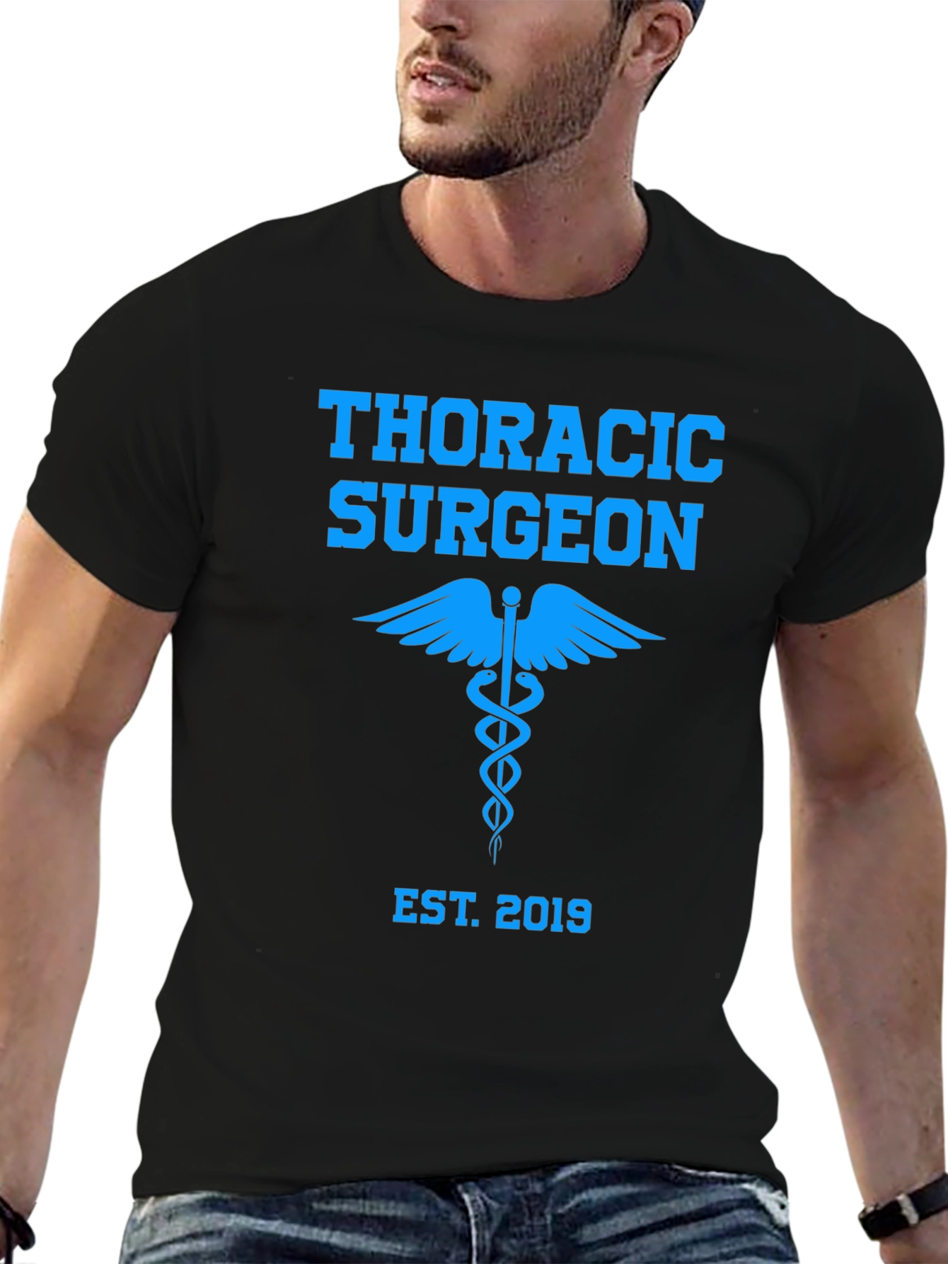 Thoracic Surgeon Est. 2019 Graphic T-Shirt