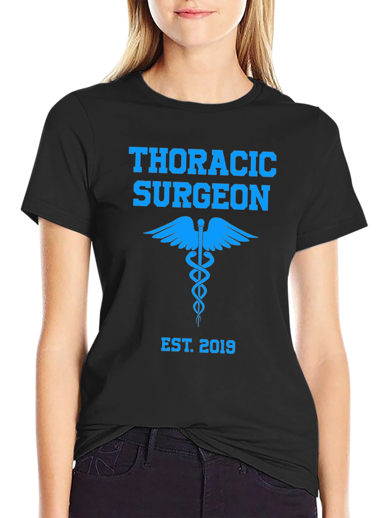 Thoracic Surgeon Est. 2019 Graphic T-Shirt