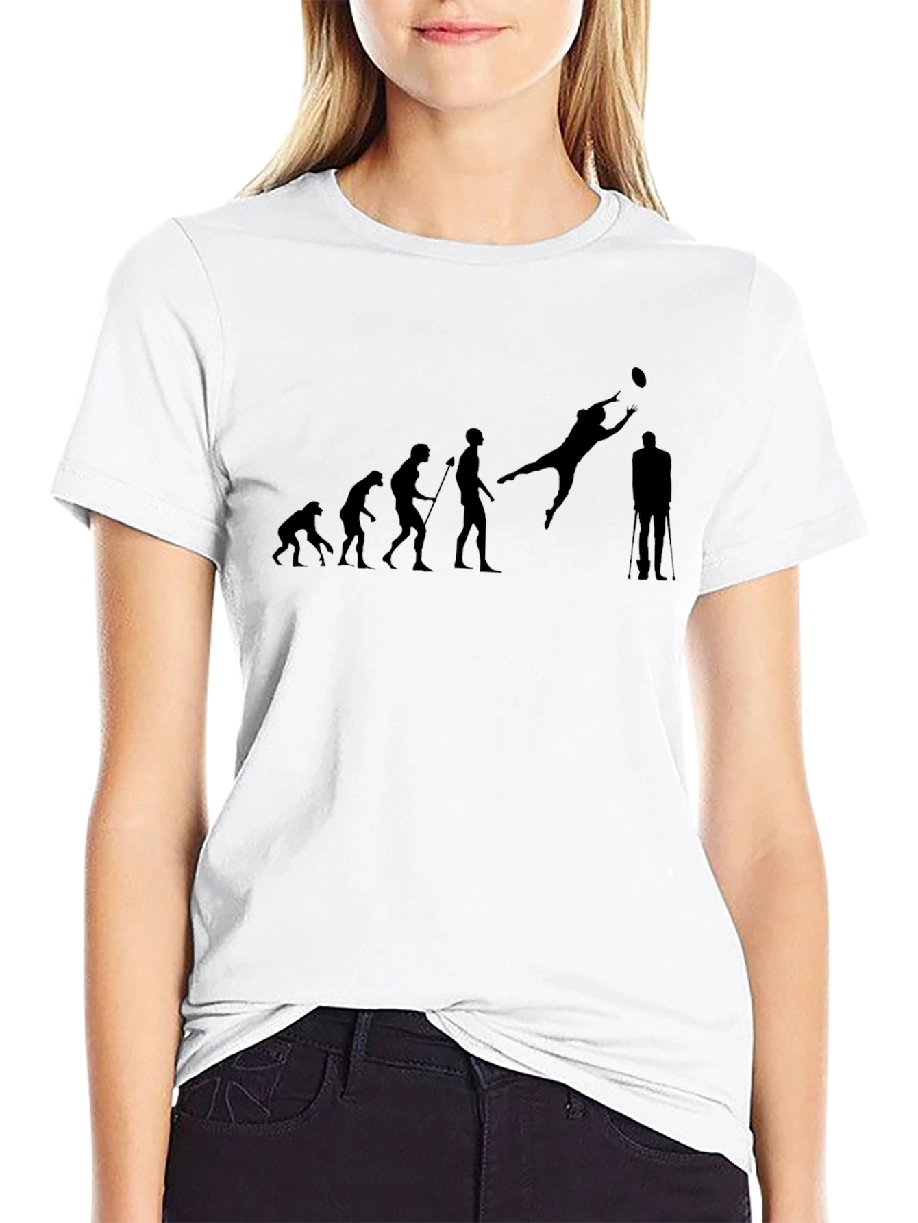Evolution of a Football Fan T-Shirt