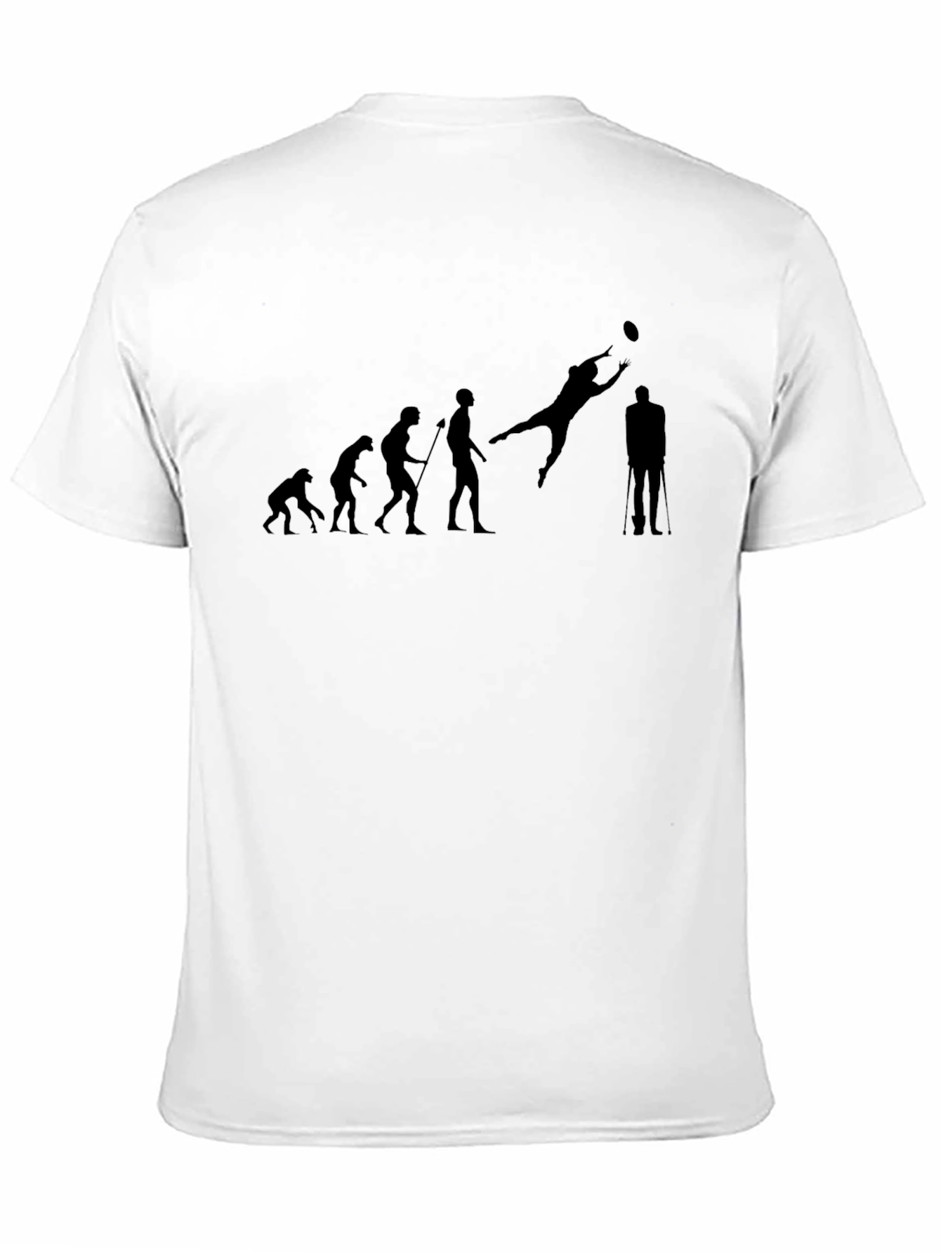 Evolution of a Football Fan T-Shirt