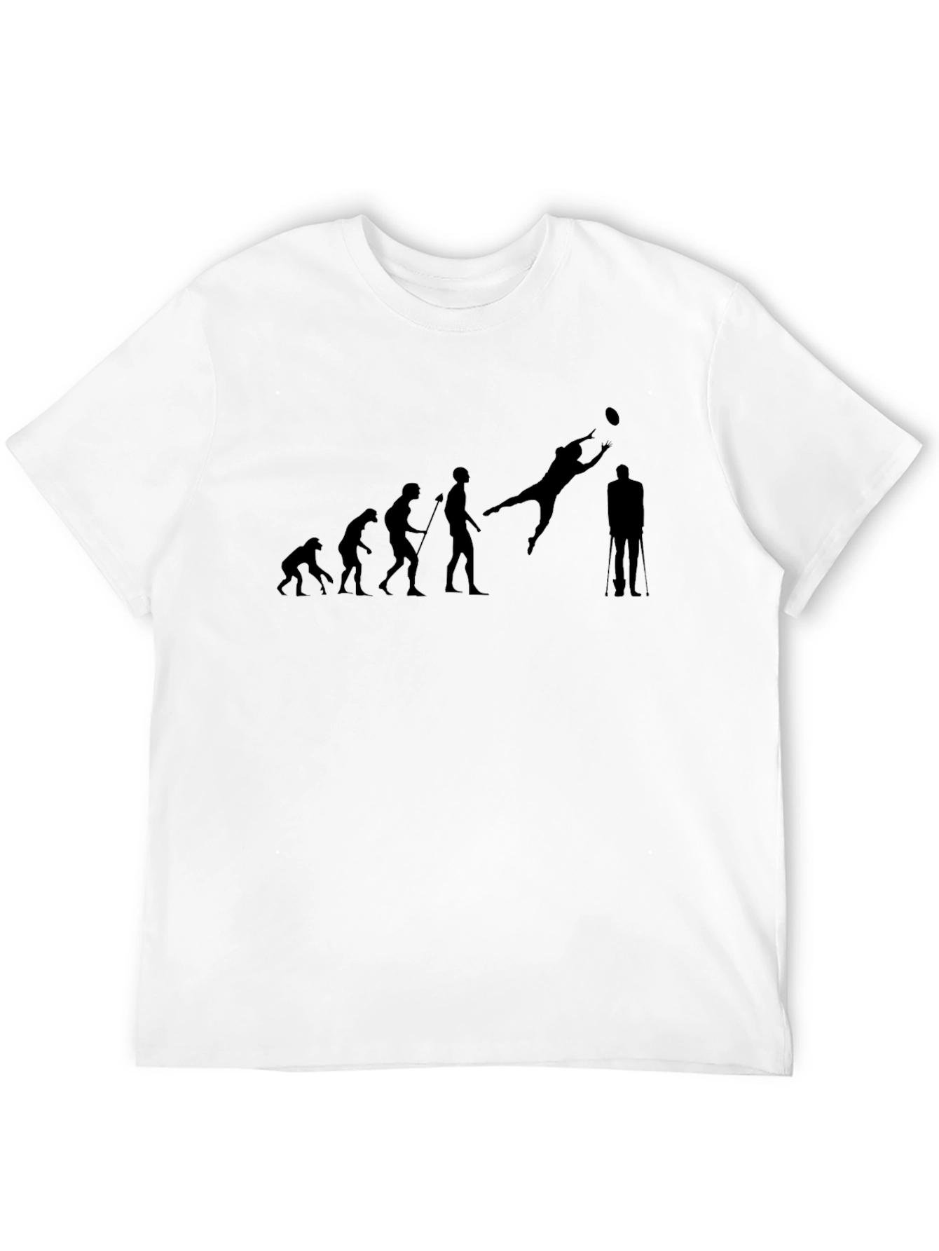 Evolution of a Football Fan T-Shirt