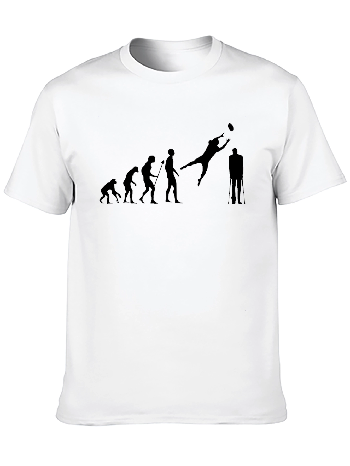 Evolution of a Football Fan T-Shirt