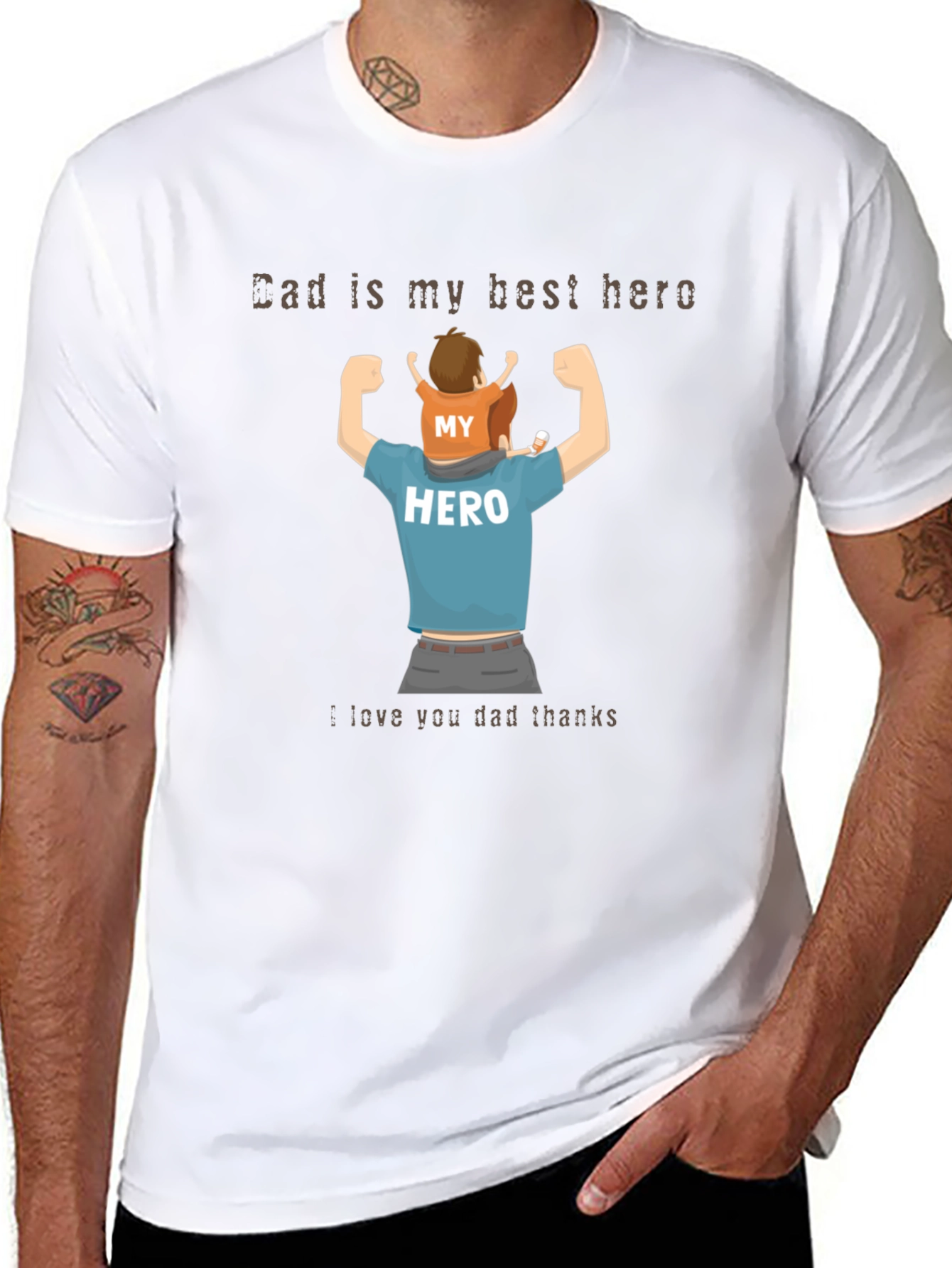 Dad is My Hero T-Shirt