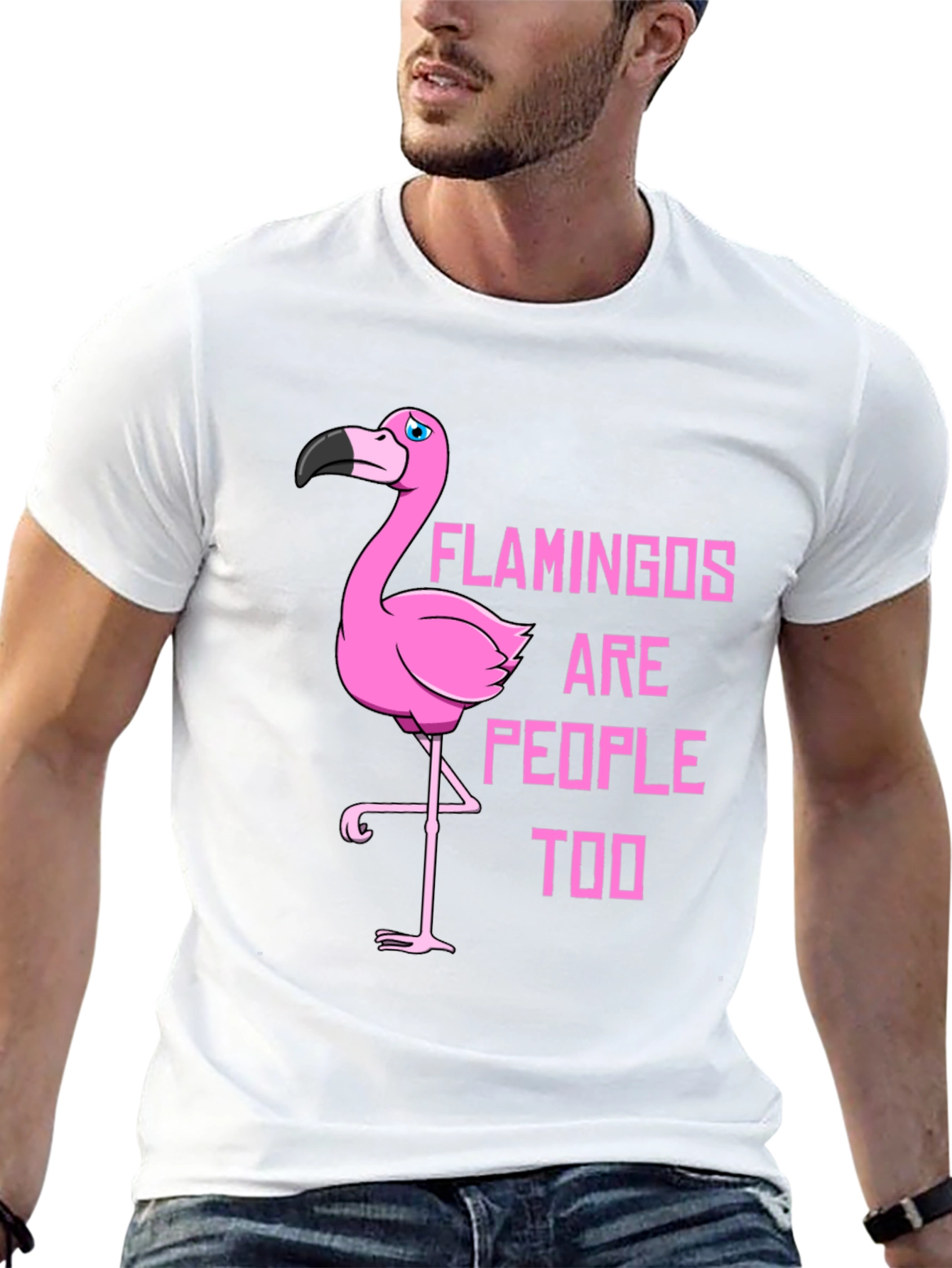 Flamingo People T-Shirt - Unique Graphic Tee