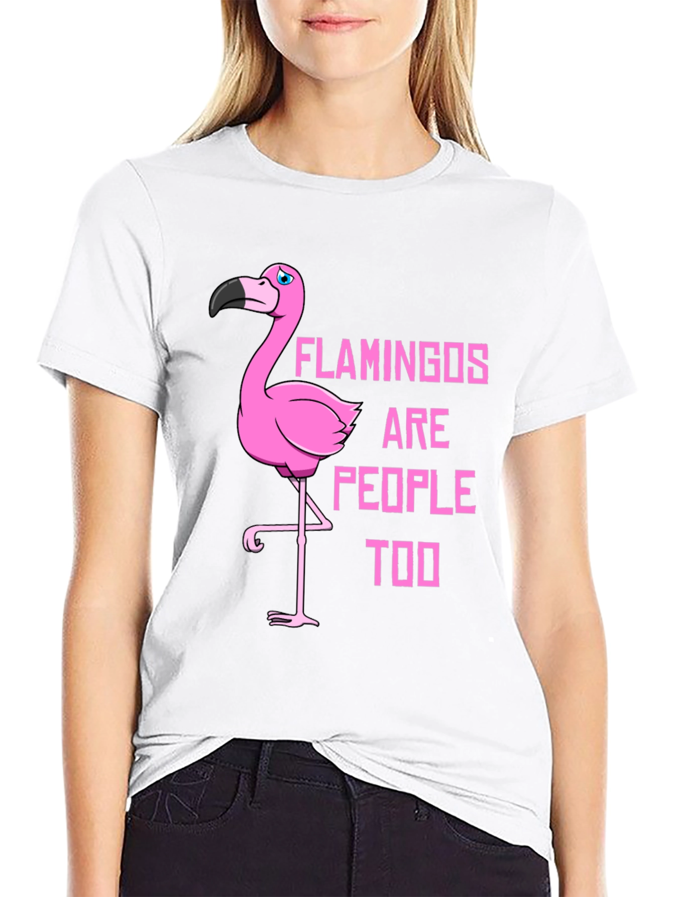 Flamingo People T-Shirt - Unique Graphic Tee