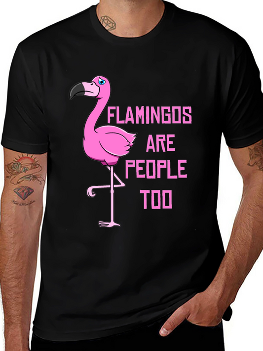 Flamingo People T-Shirt - Unique Graphic Tee