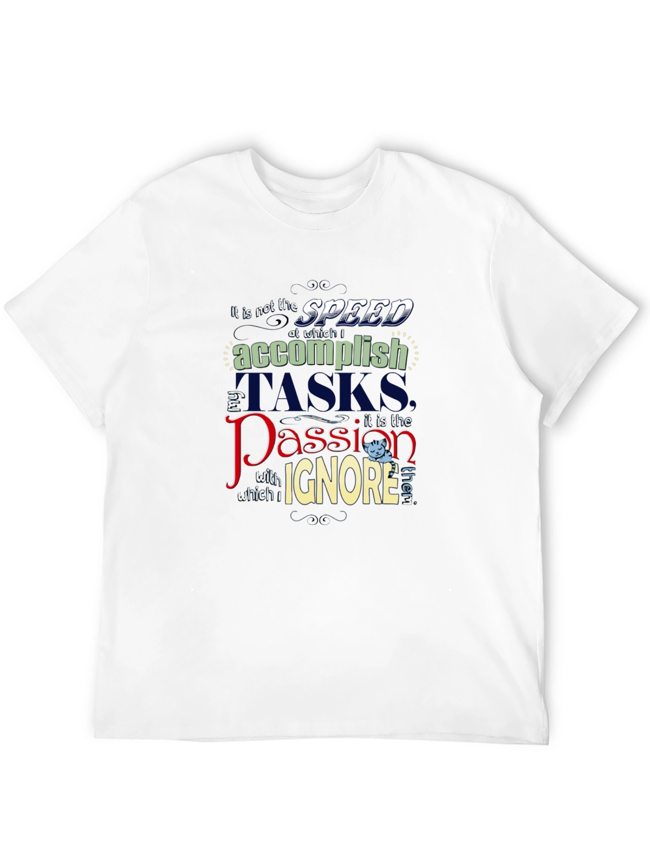 Speed Accomplish Graphic Tee - Black T-Shirt