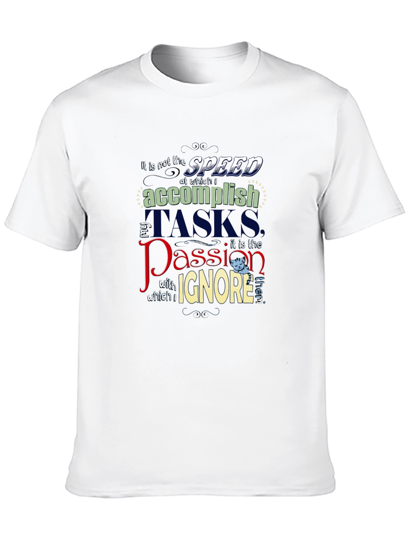 Speed Accomplish Graphic Tee - Black T-Shirt