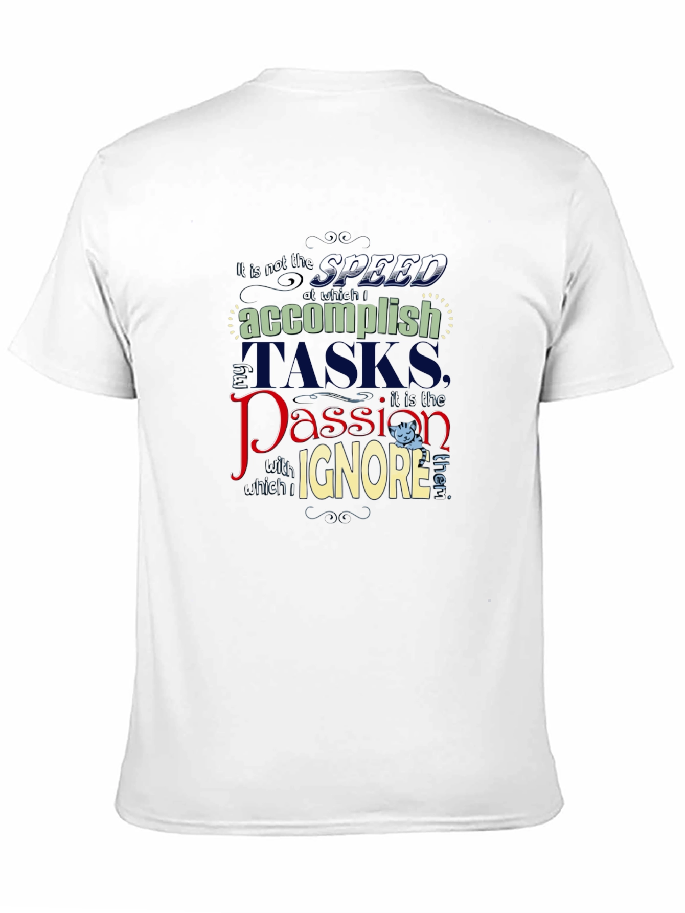 Speed Accomplish Graphic Tee - Black T-Shirt