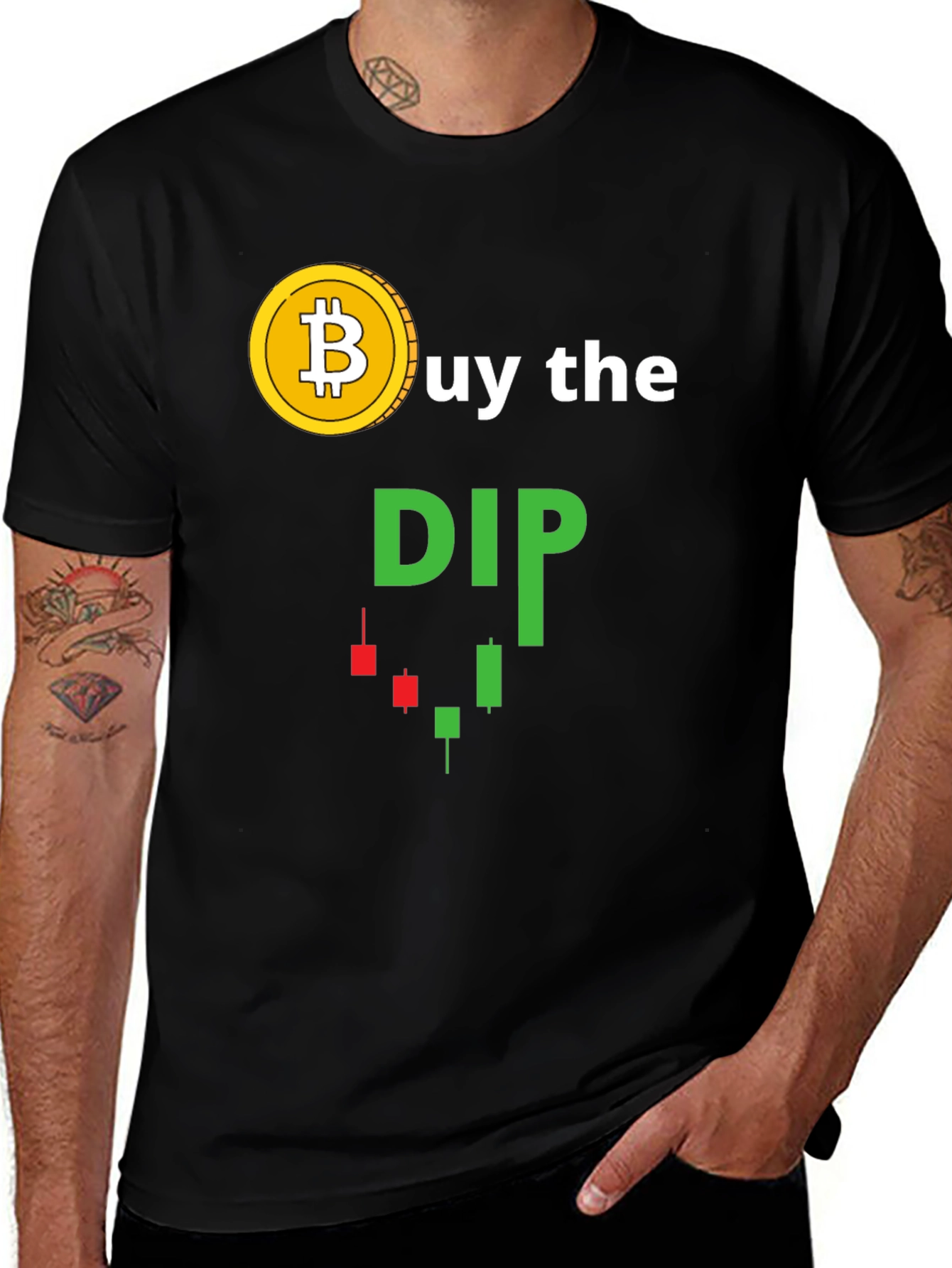 Buy the Dip Bitcoin Crypto Trader T-Shirt