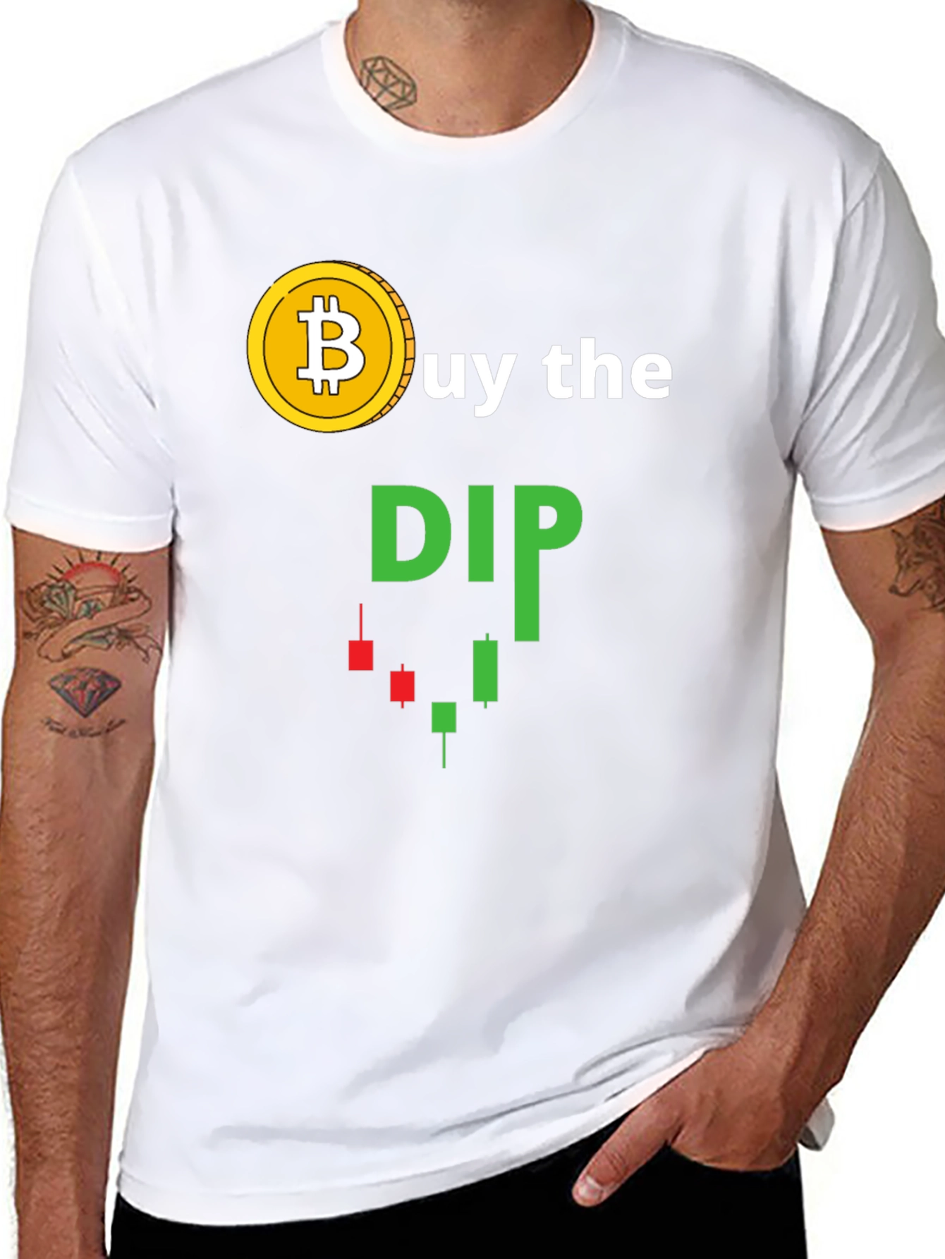 Buy the Dip Bitcoin Crypto Trader T-Shirt