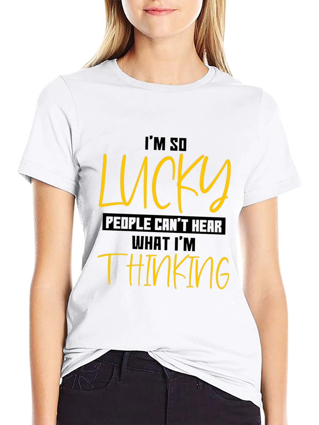 Lucky Statement Graphic Tee
