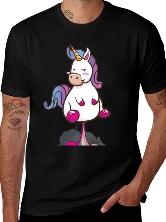 Funny Unicorn T-Shirt - Rainbow Poop Tee