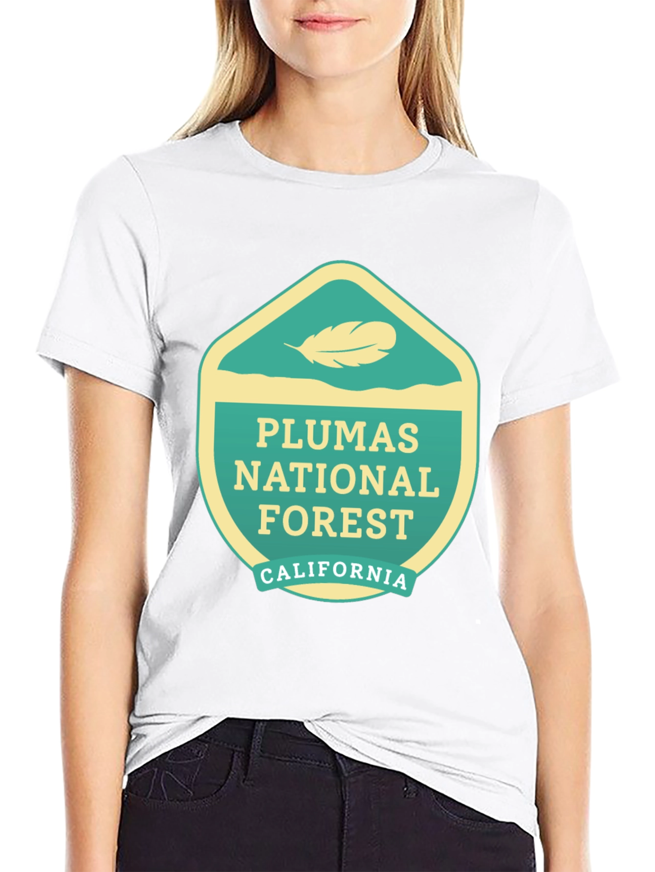 Plumas National Forest Graphic Tee - Black