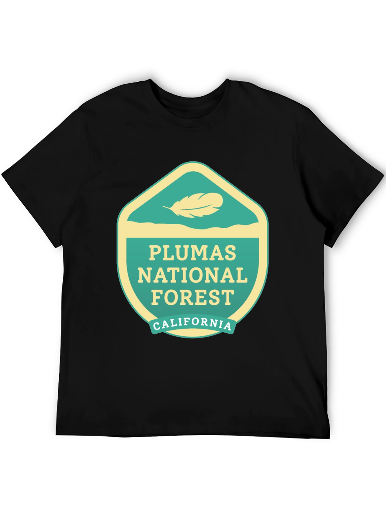 Plumas National Forest Graphic Tee - Black