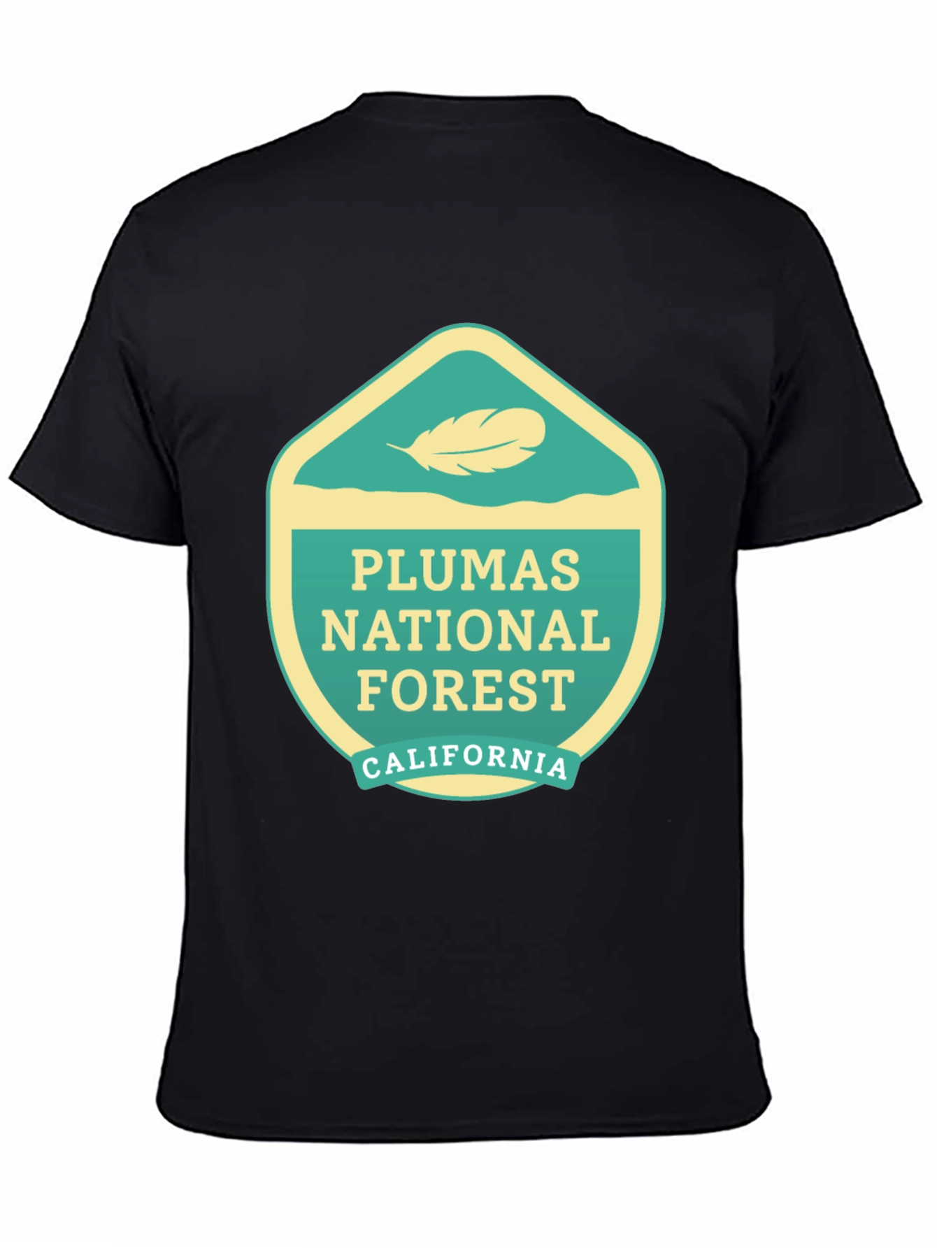 Plumas National Forest Graphic Tee - Black