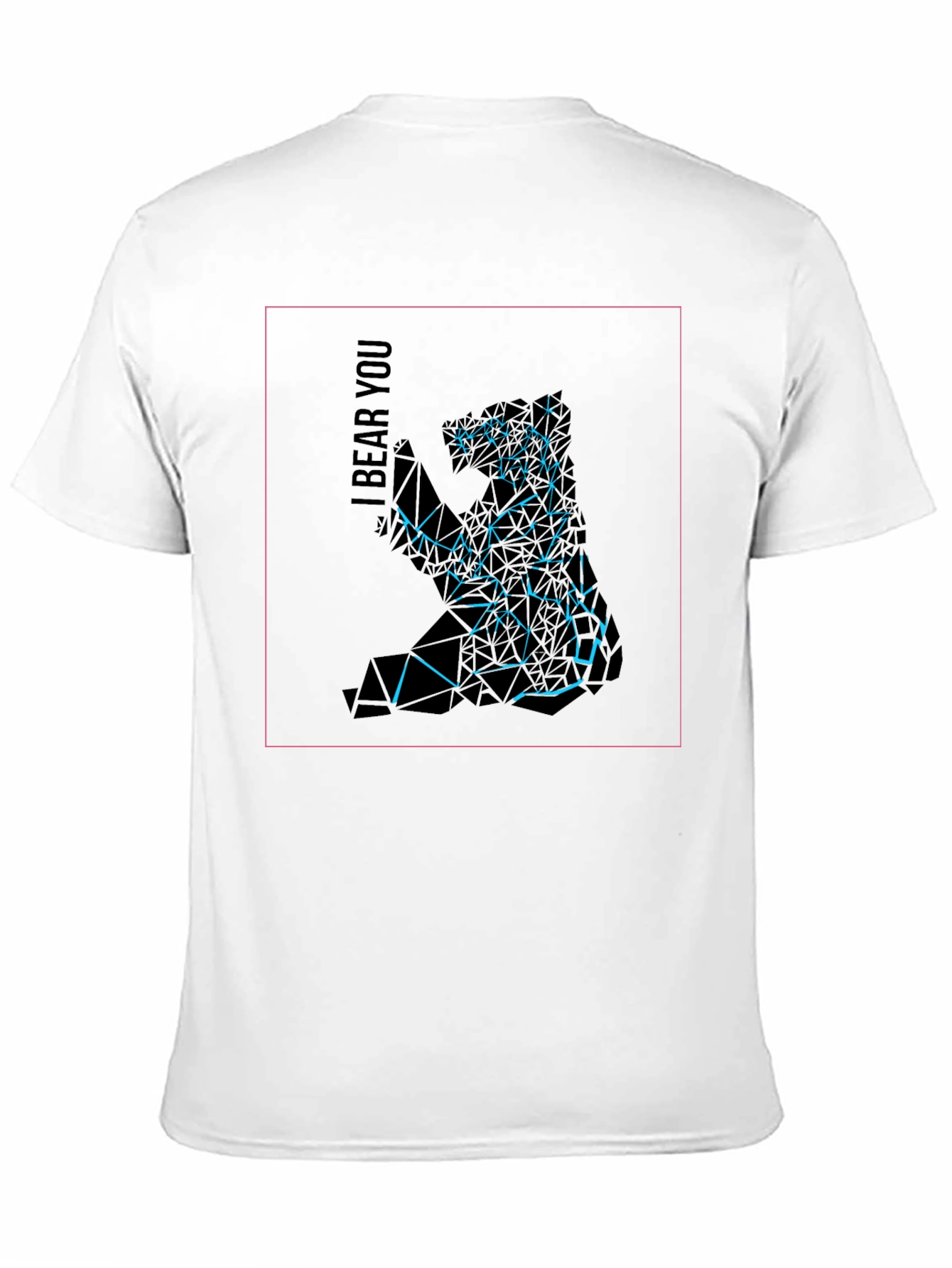Abstract Geometric Bear Graphic Tee